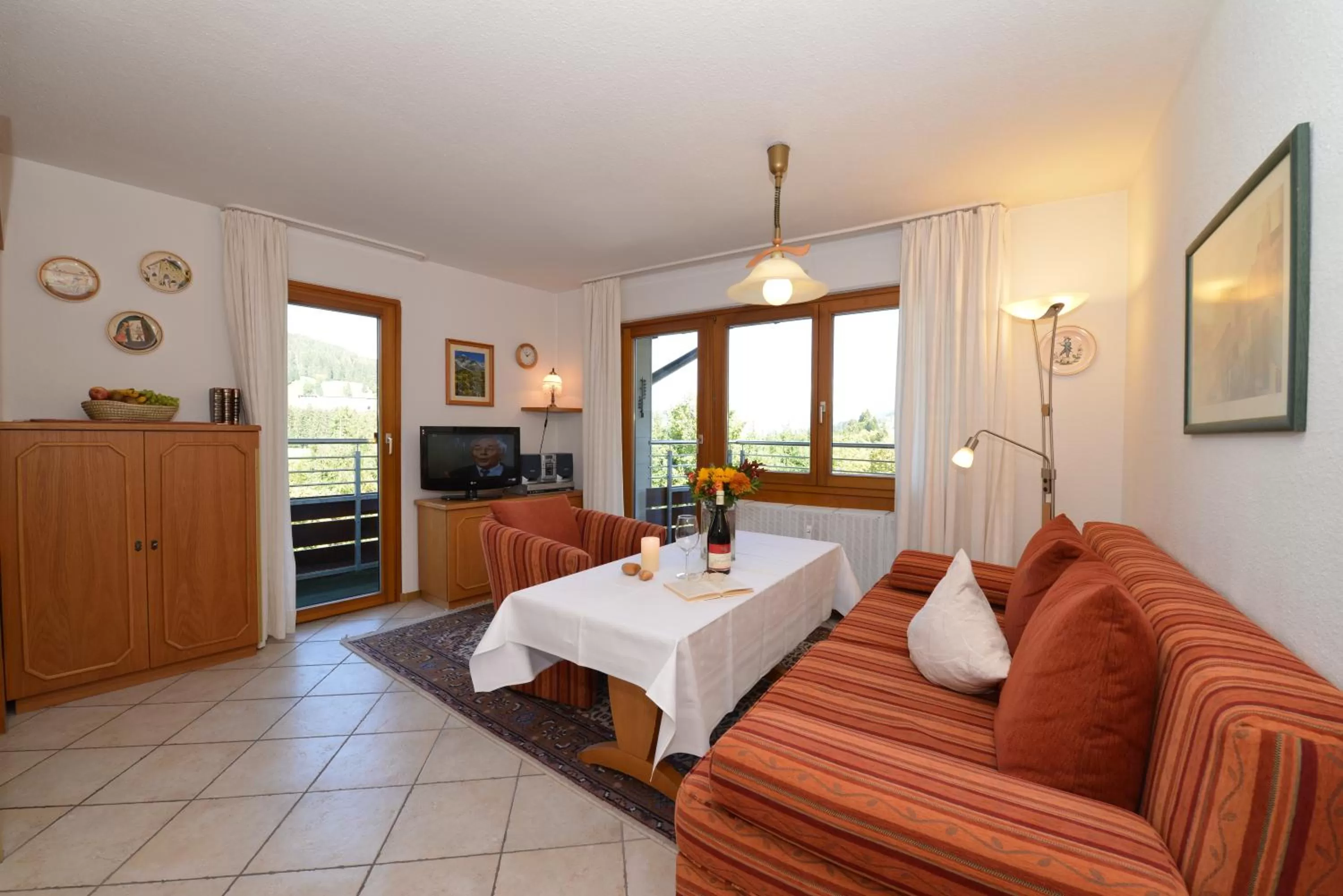 Living room in Familienhotel Kleinwalsertal