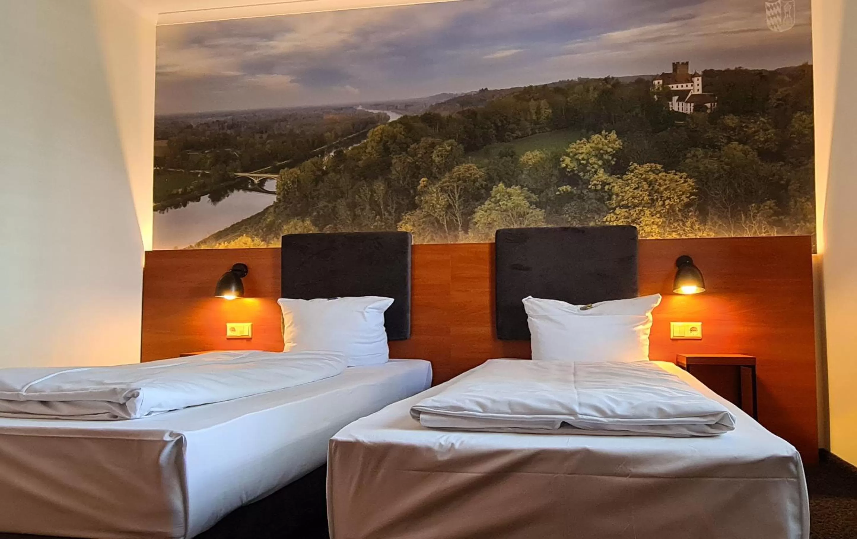 Bed in EuroHotel Günzburg