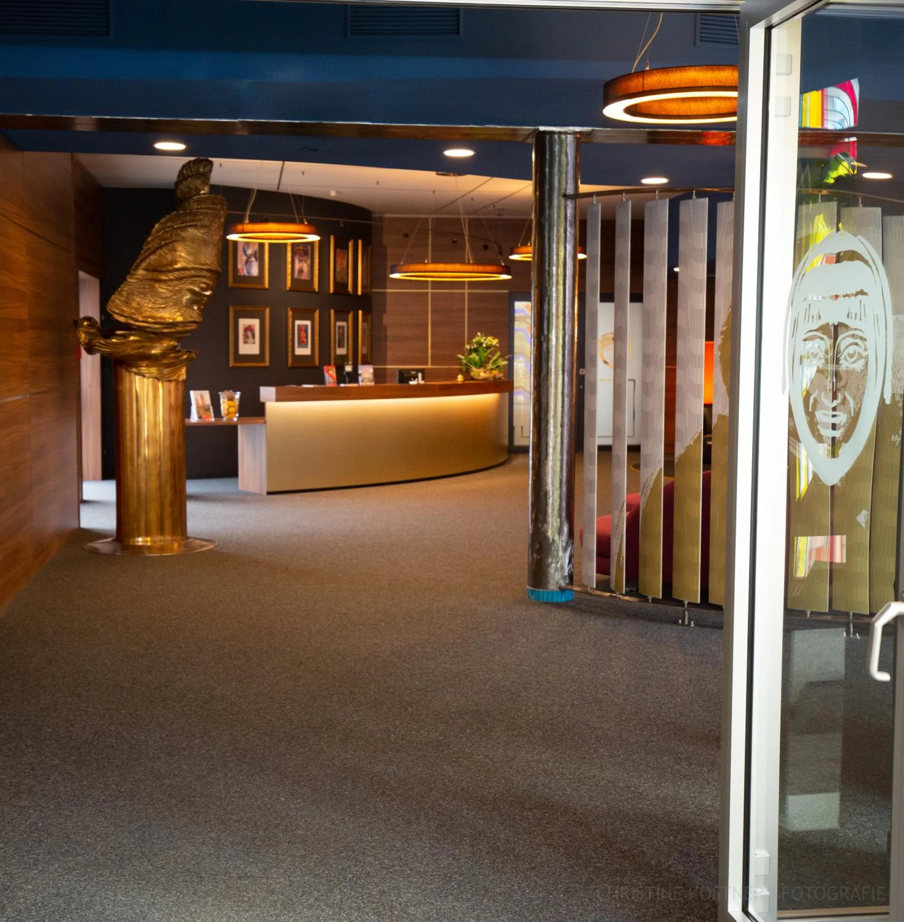 Lobby or reception in Hotel Fuchspalast