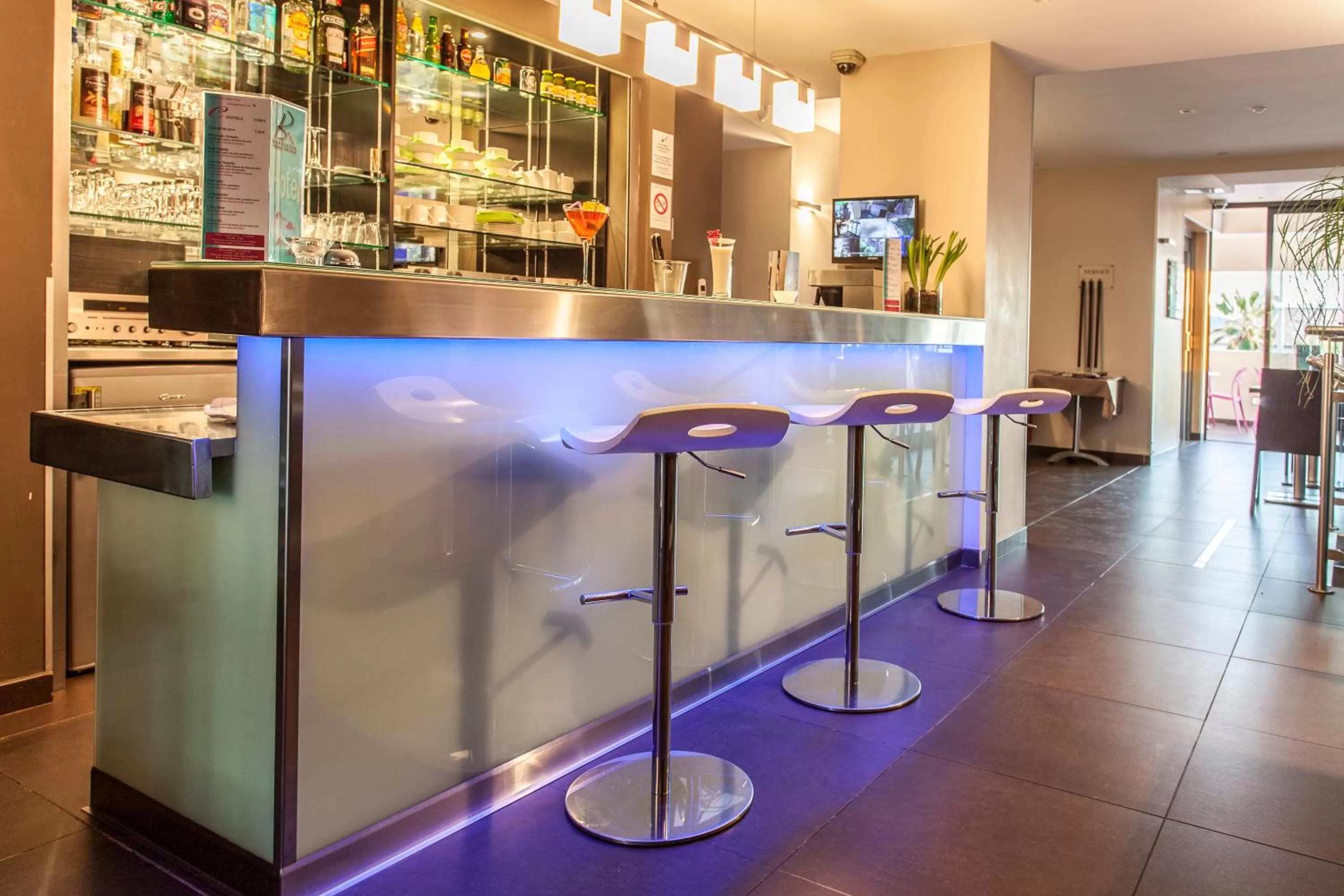 Lounge or bar in Hôtel Baptistin