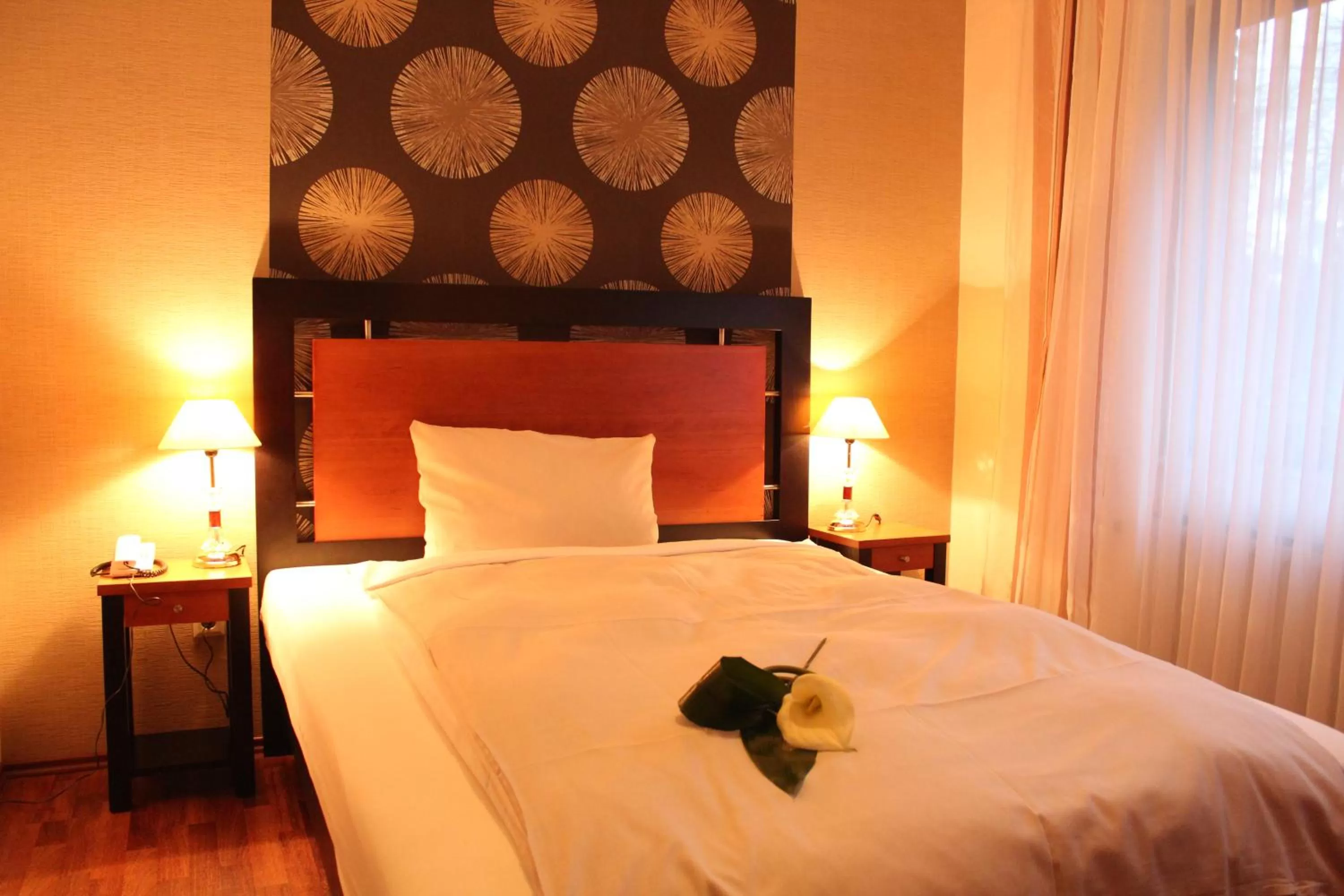 Bed in Hotel Borchers