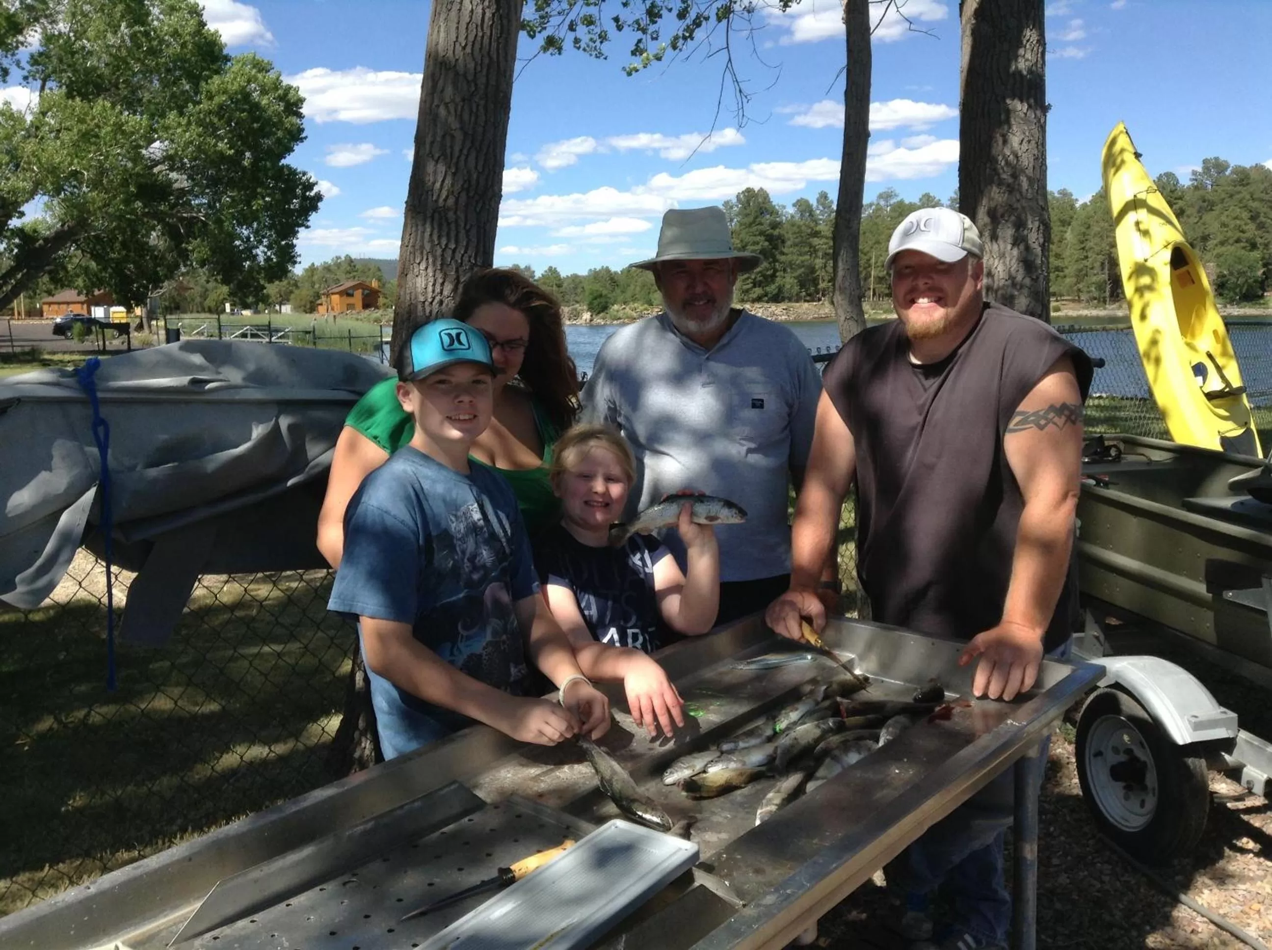 Fishing in Rainbows End Fishing Resort