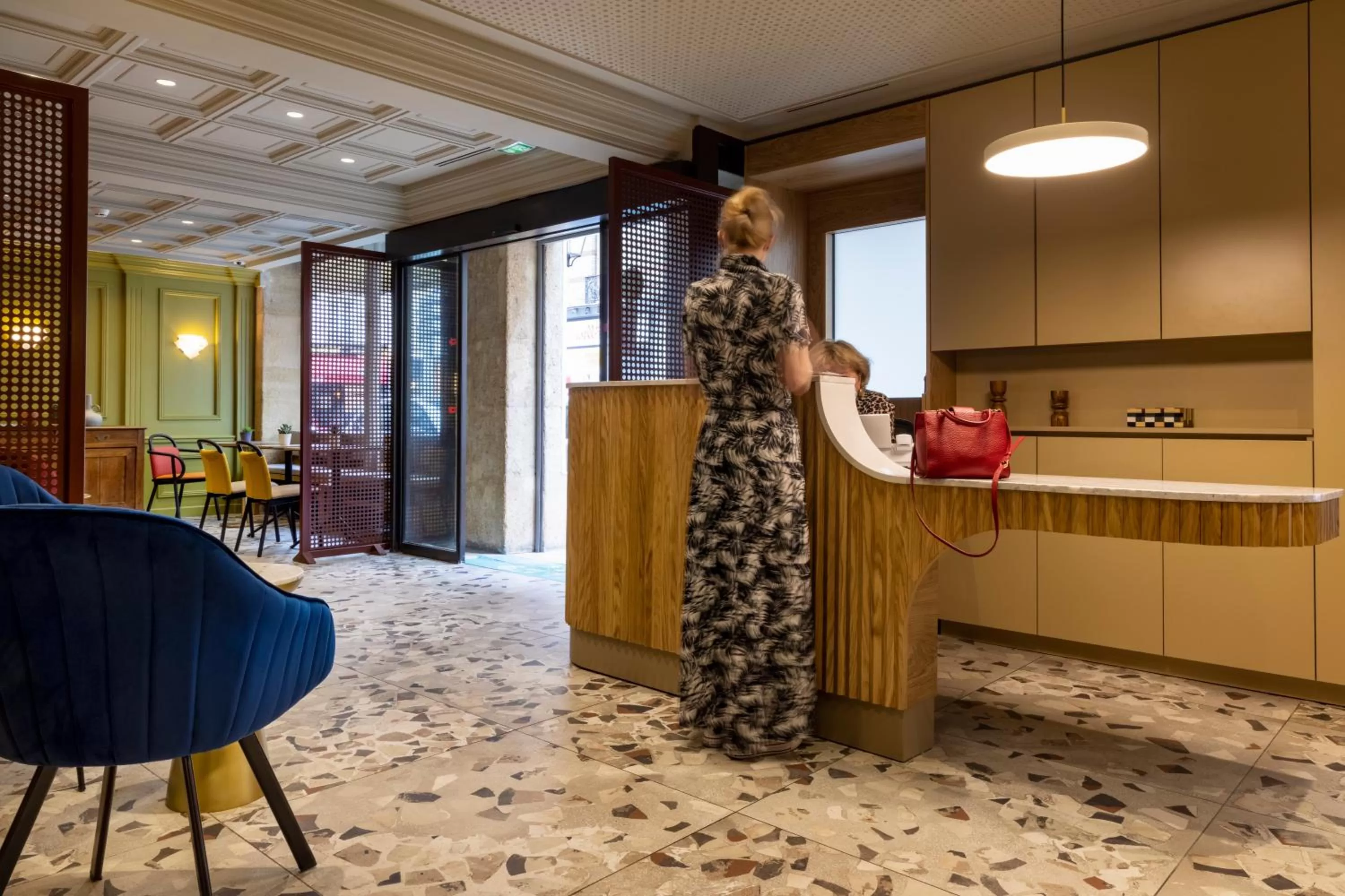 Lobby or reception in Hôtel De La Paix