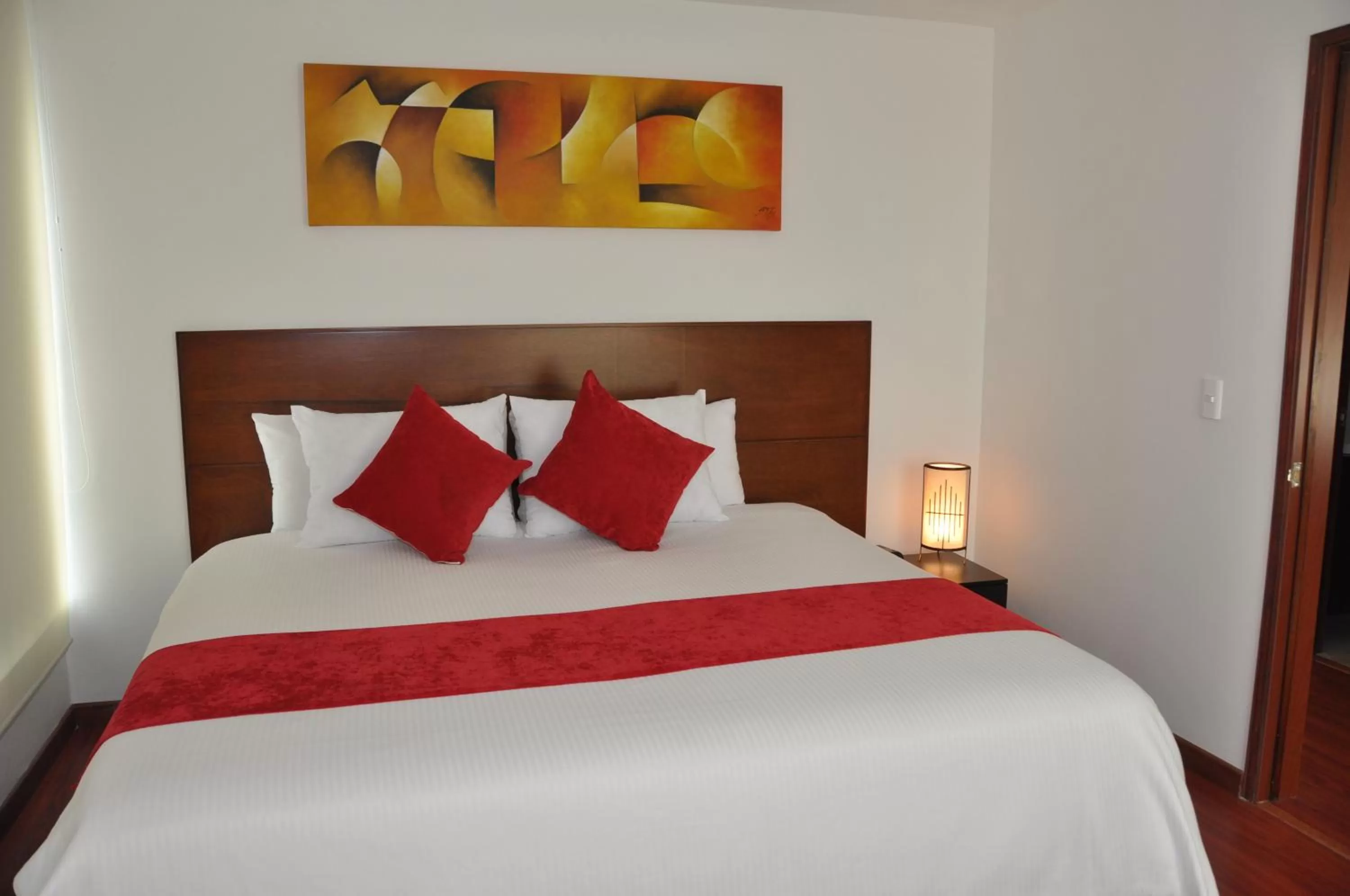 Bed in Apartamentos Plaza Modelia