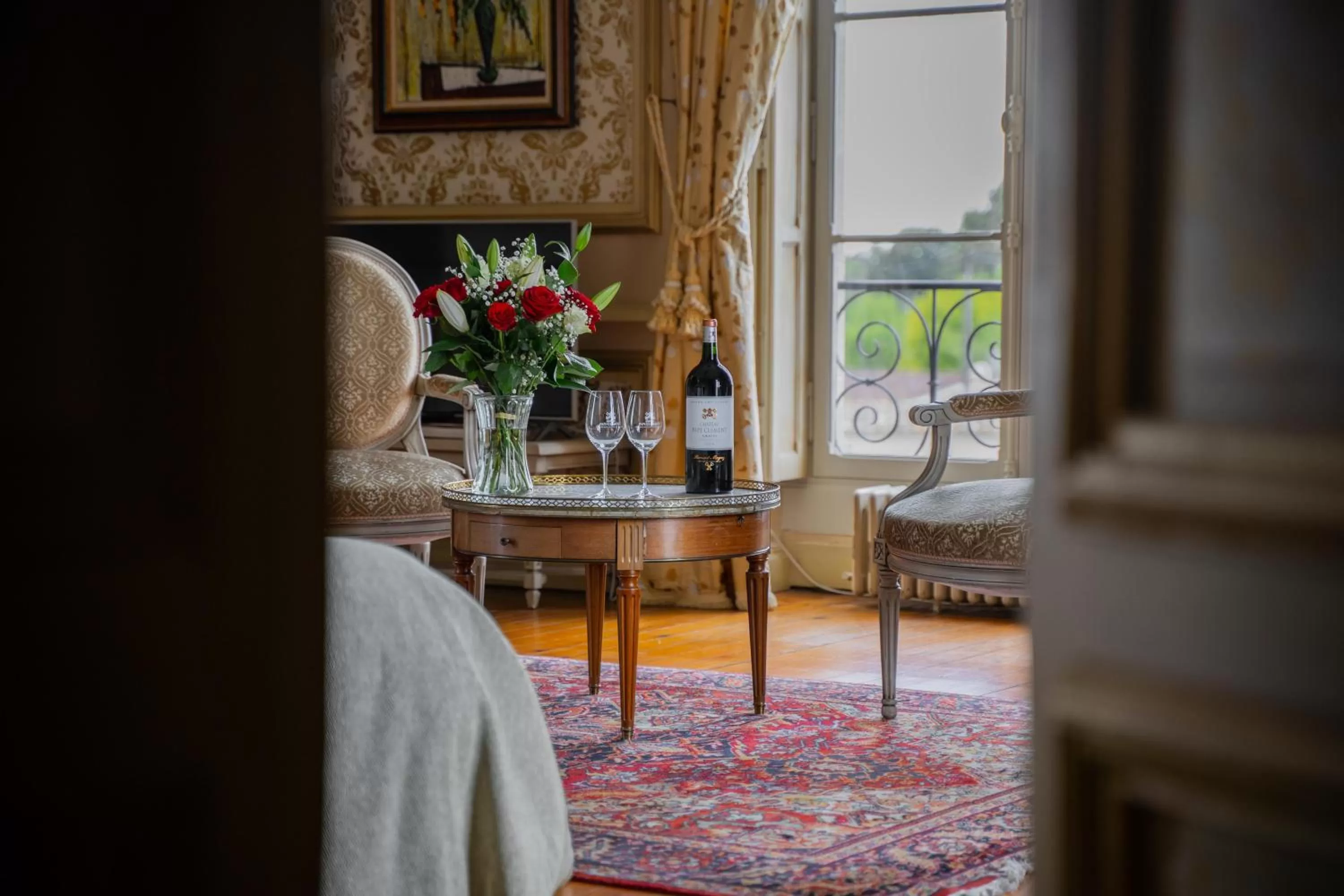 Bedroom in Château Pape Clément