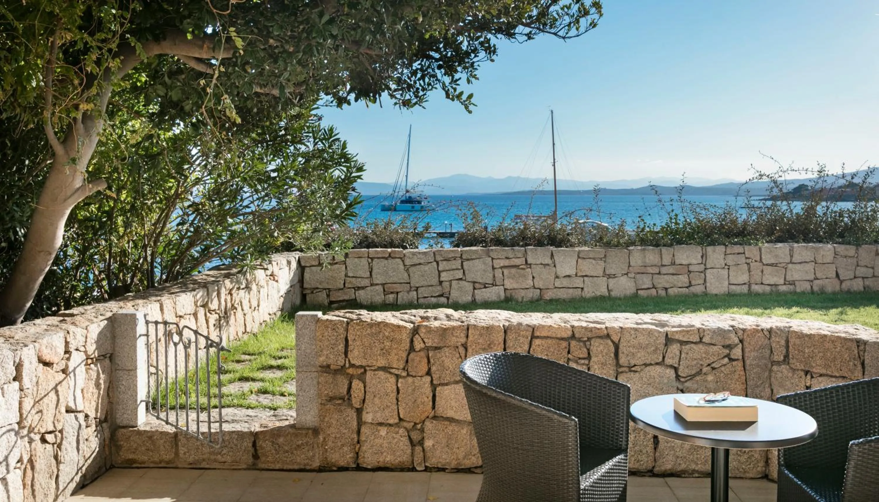 Patio in Gabbiano Azzurro Hotel & Suites