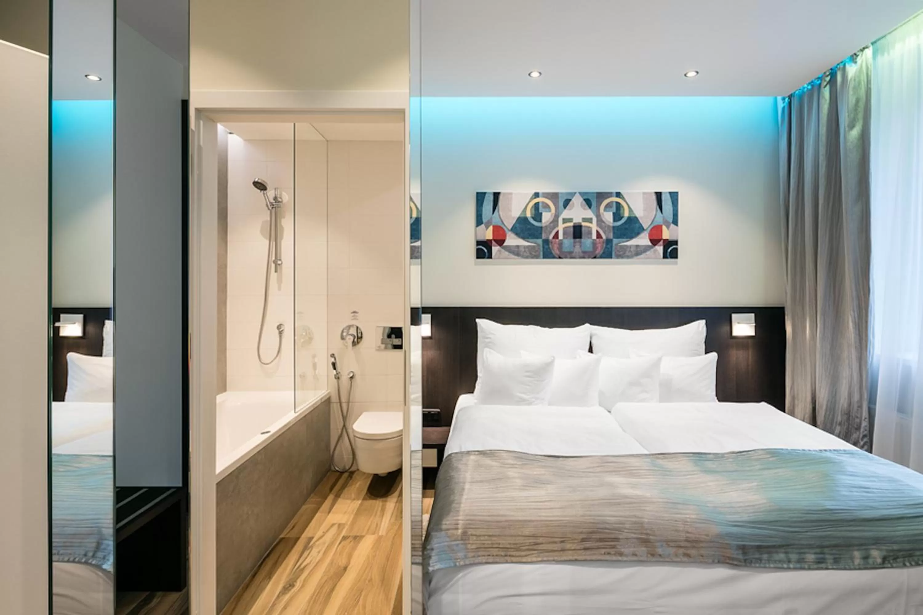 Bed in Pytloun Grand Hotel Imperial