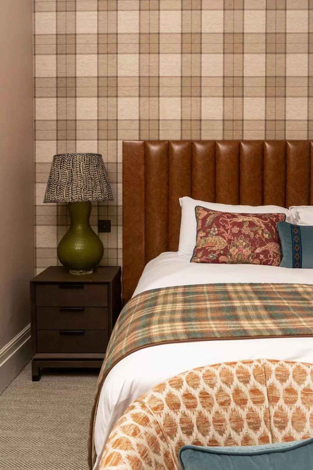 Bed in The Tophams Hotel