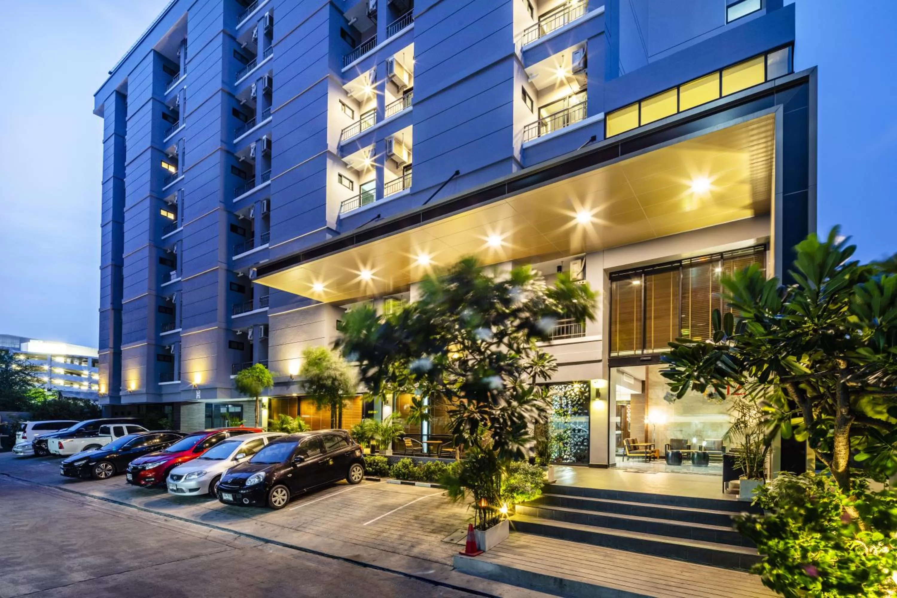 Facade/entrance in Aliz Hotel