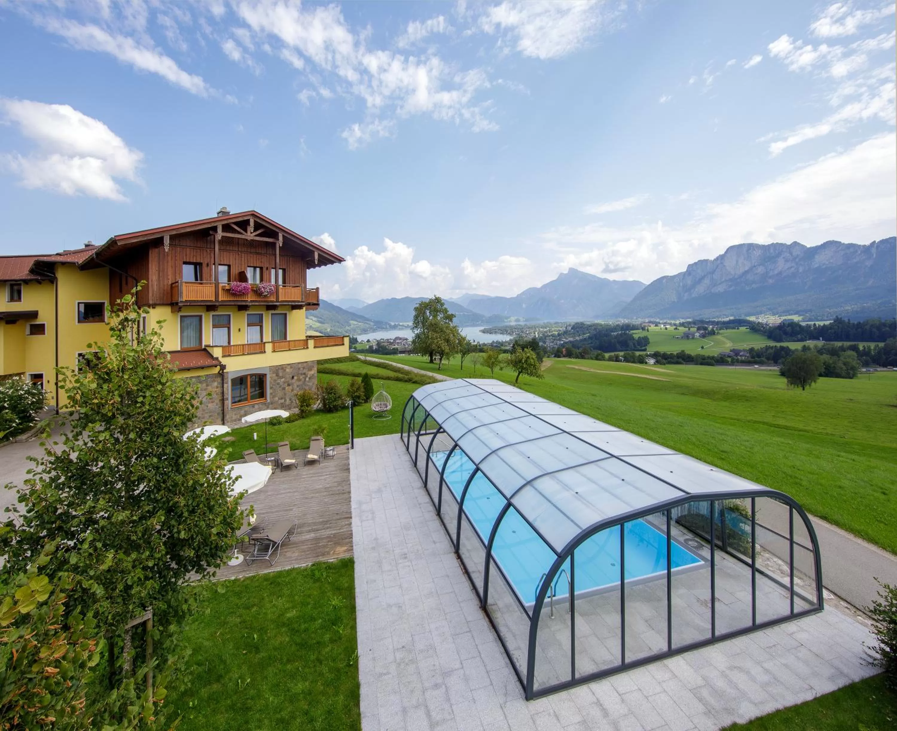 Swimming pool in Panorama Hotel Gasthof Leidingerhof