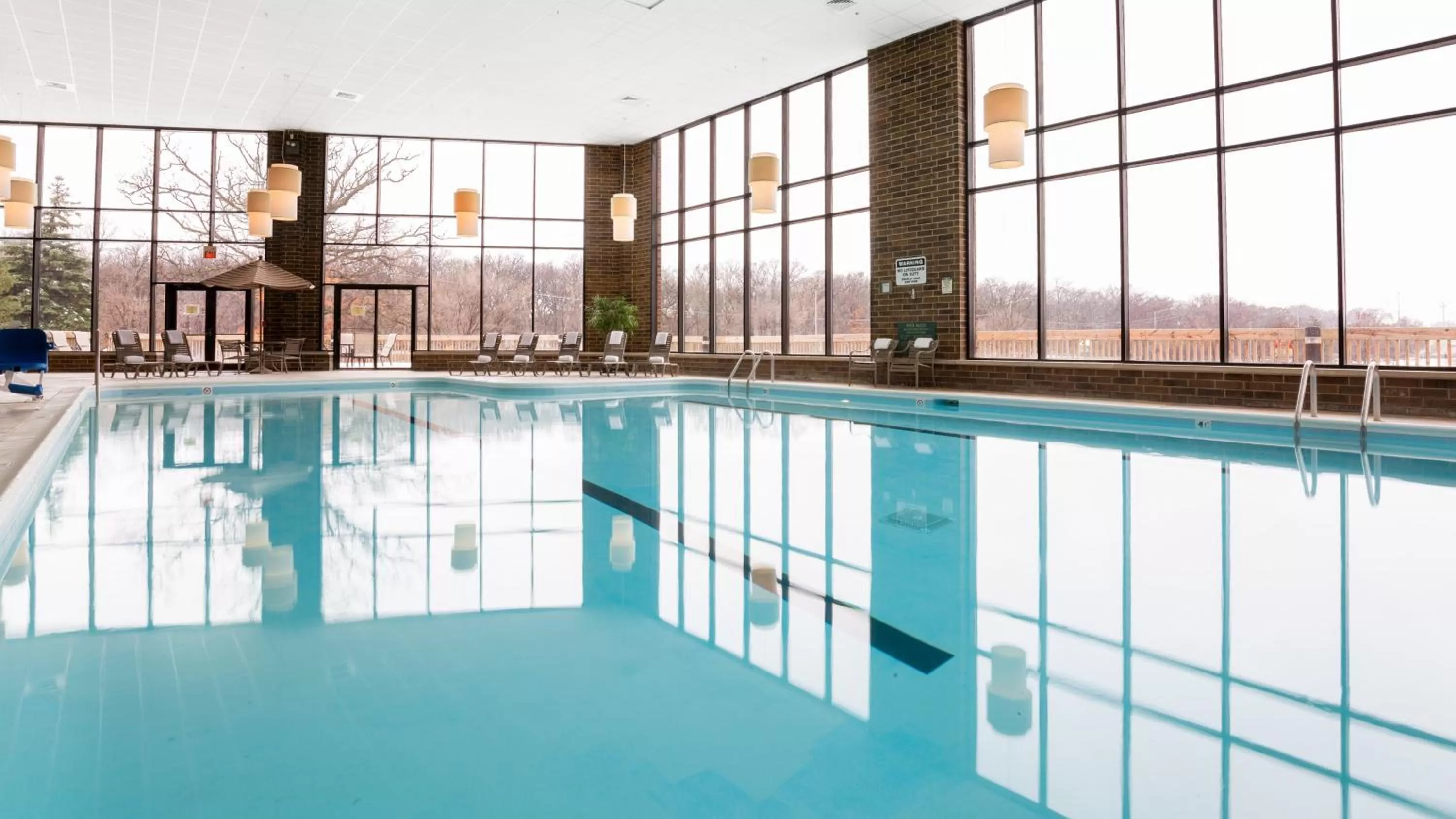 Swimming pool in Holiday Inn Chicago Nw Crystal Lk Conv Ctr by IHG