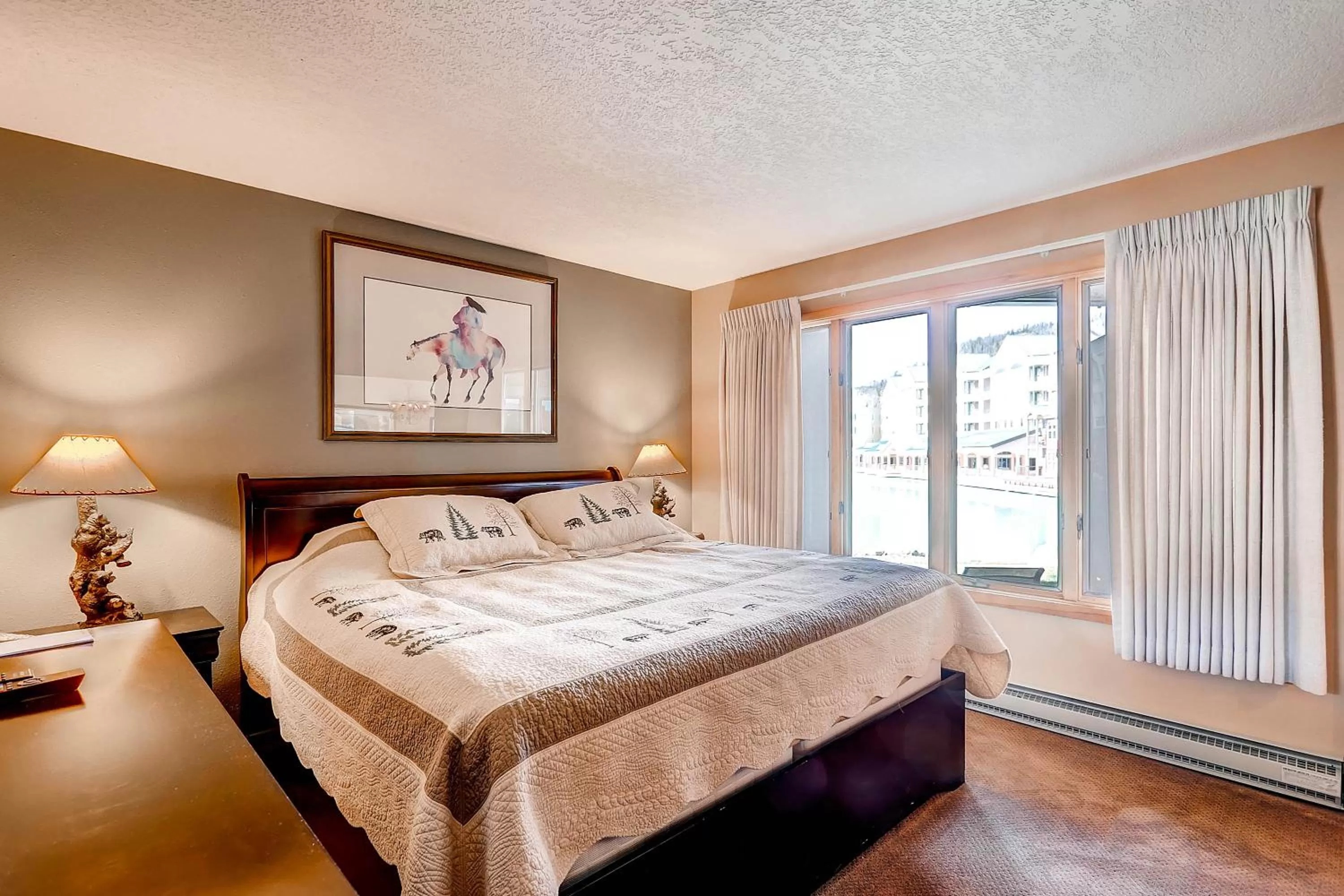 Bed in Lakeside Village by Keystone Resort