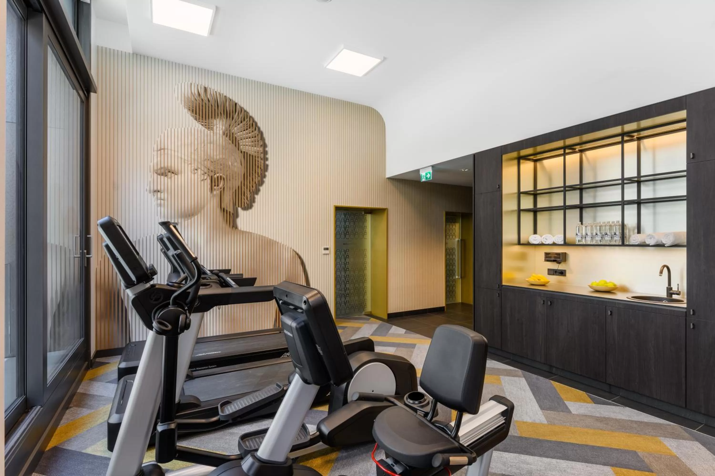Fitness centre/facilities in Emerald Downtown Luxury Suites by Continental Group