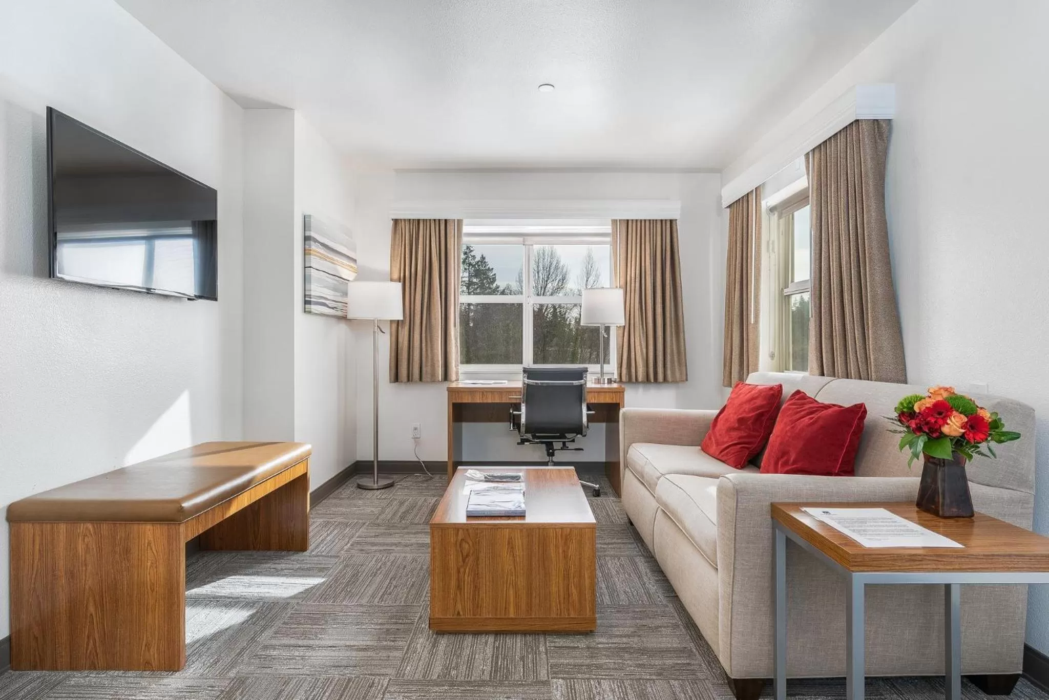 Studio - Disability Access in Marshall Suites Bainbridge Island, SureStay Collection by BW