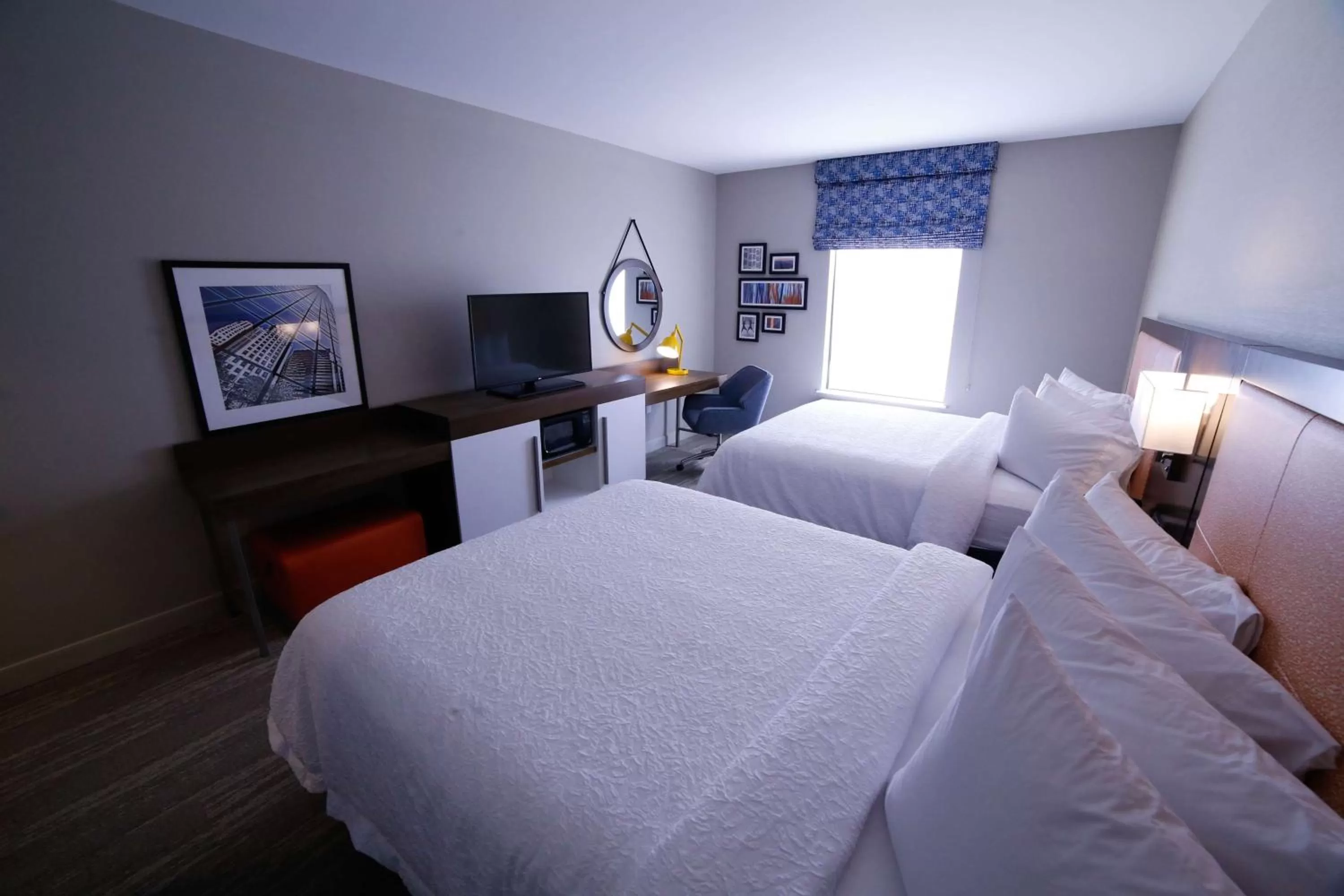 Queen Room with Two Queen Beds - Hearing Accessible/Non-Smoking in Hampton Inn & Suites Forest City