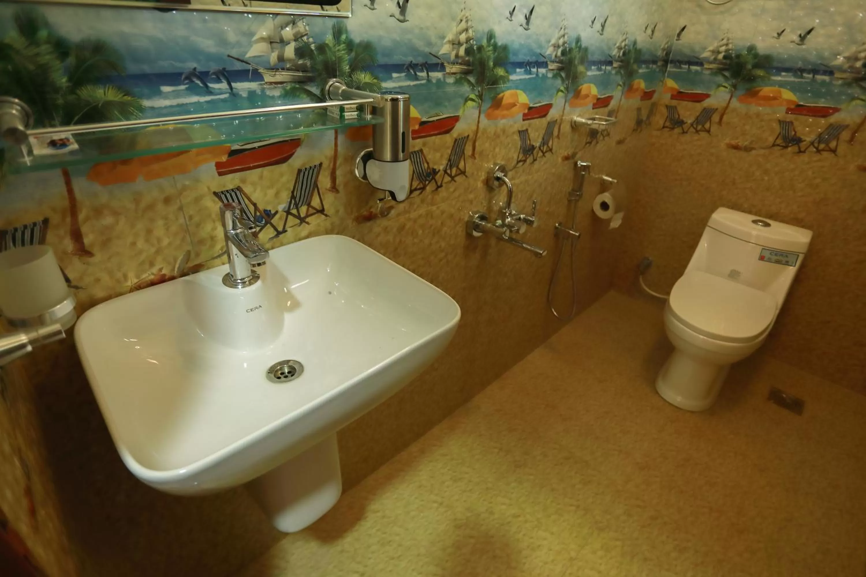Toilet in LEISURE VALLEY BEACH RESORT