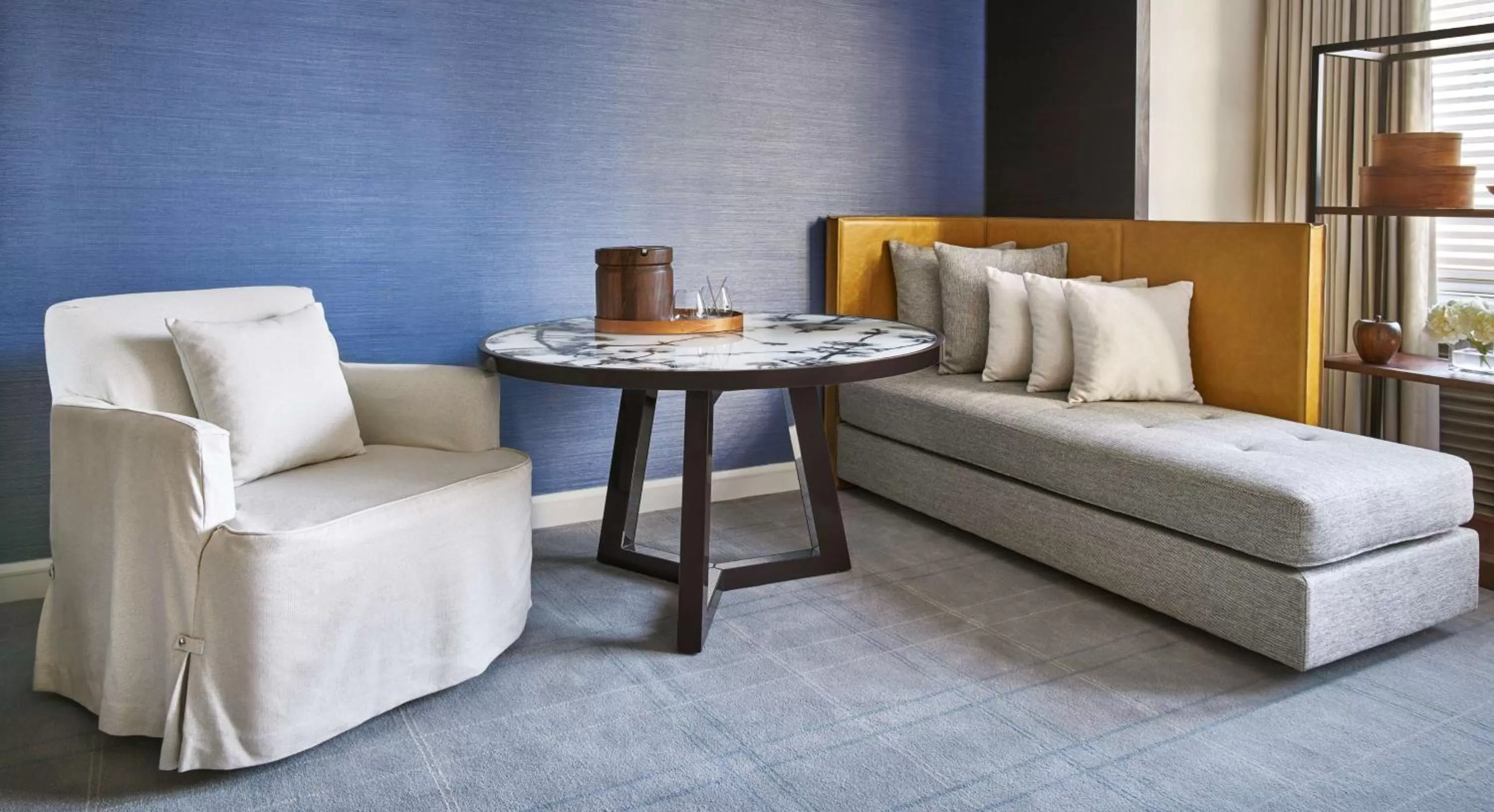 Living room, Bed in Park Hyatt Washington