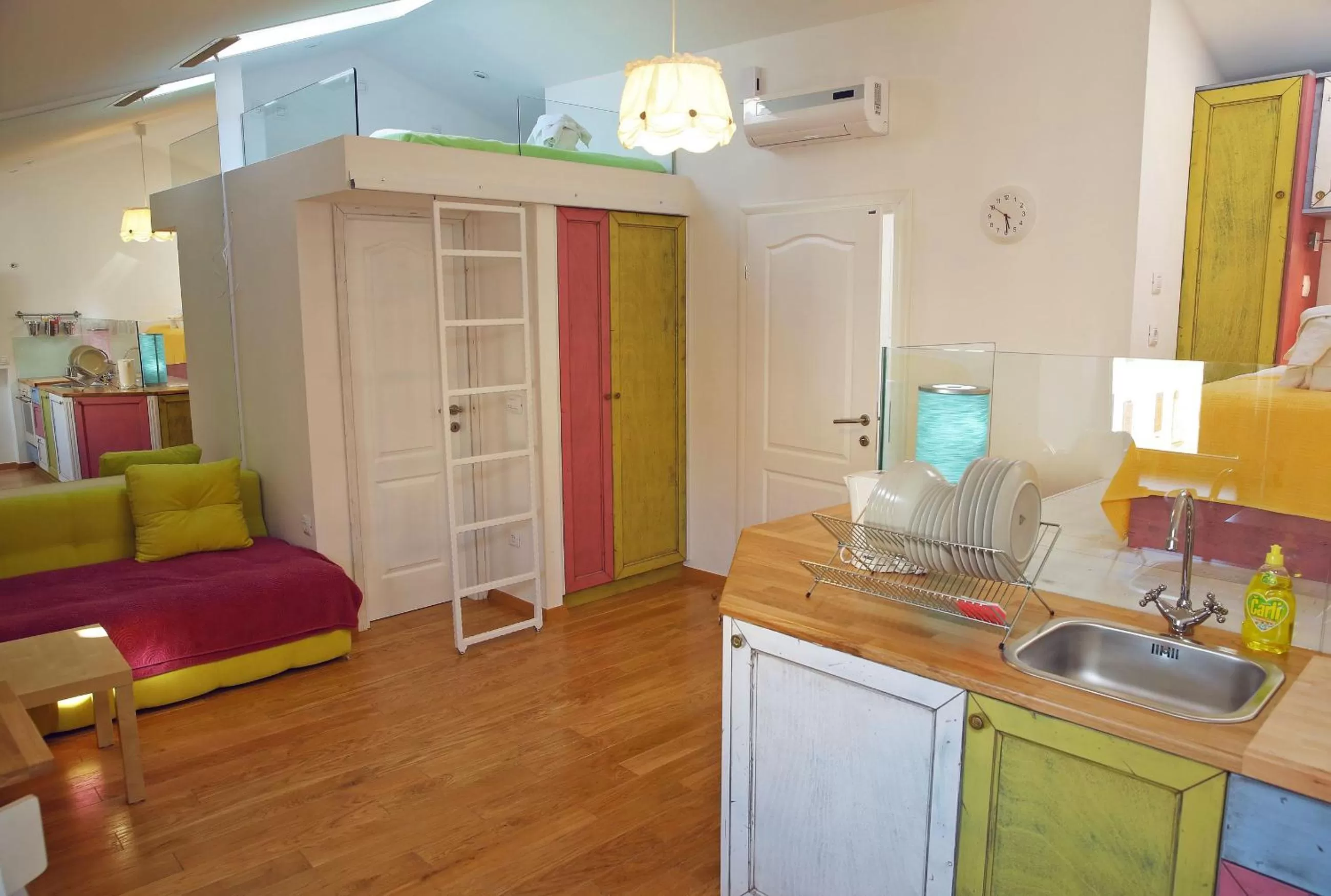 Kitchen or kitchenette in Central Apartments Integrated Hotel