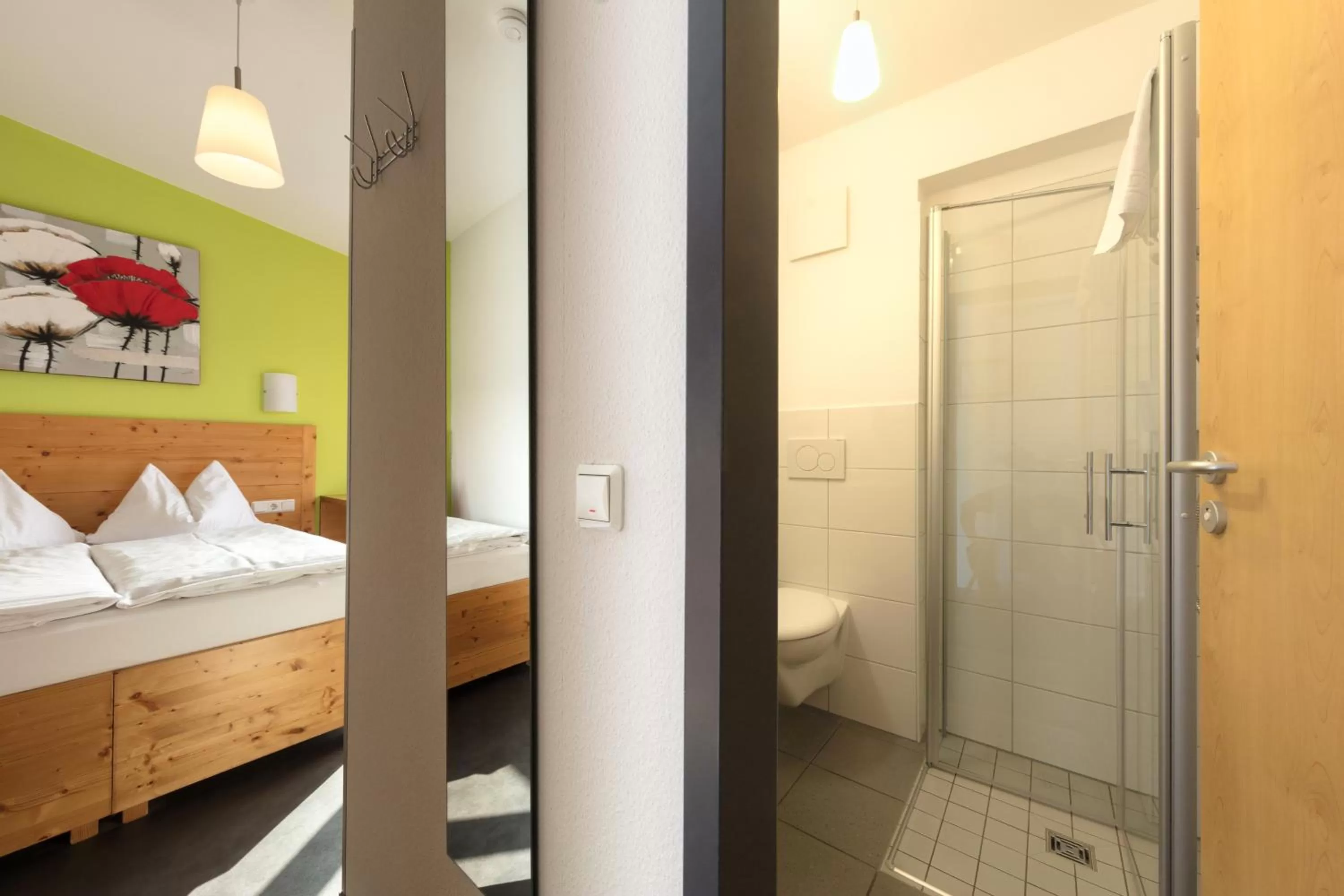 Bed in Hotel Demling