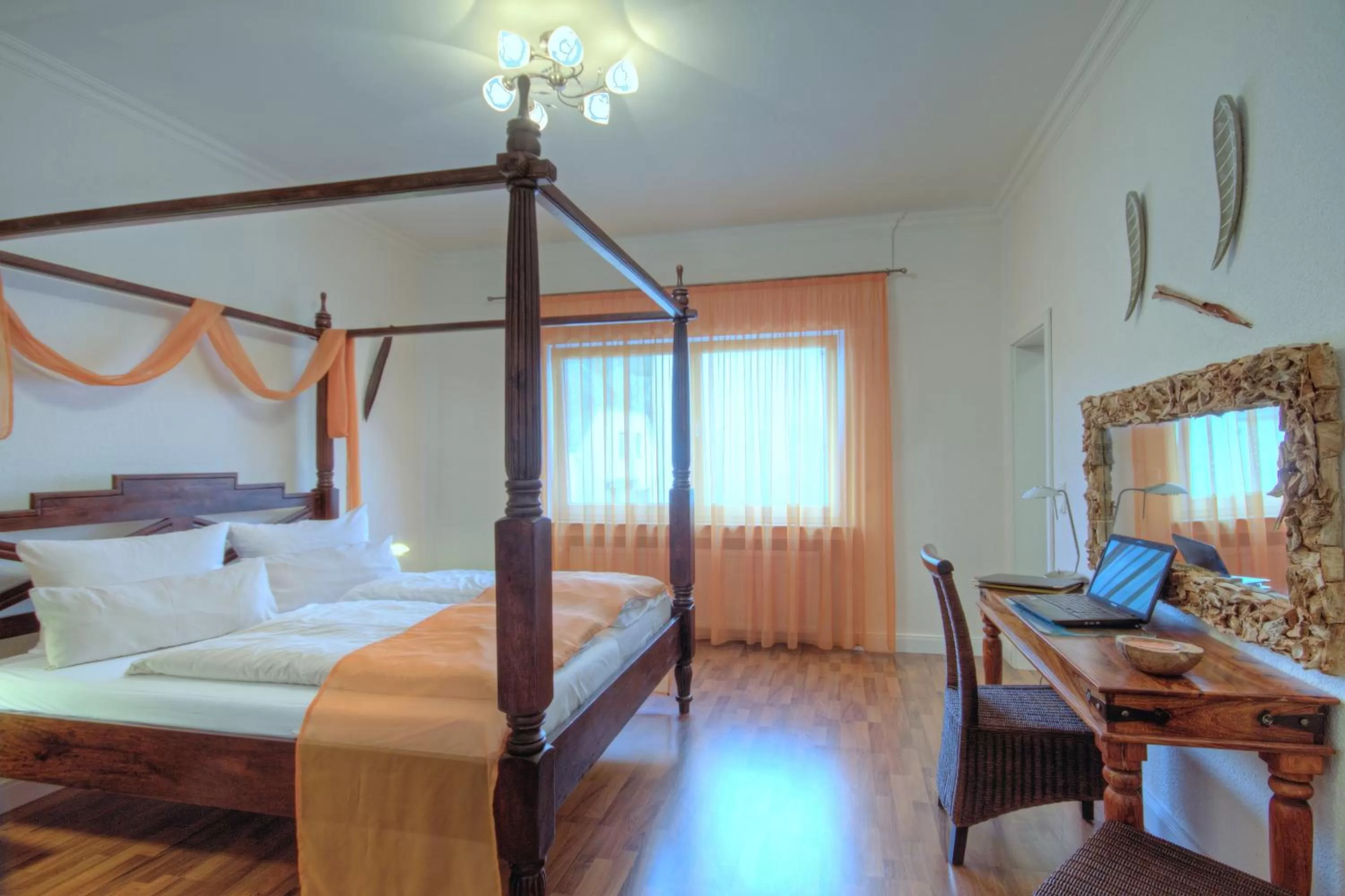 Photo of the whole room, Bed in Hotel Zum Goldenen Stern