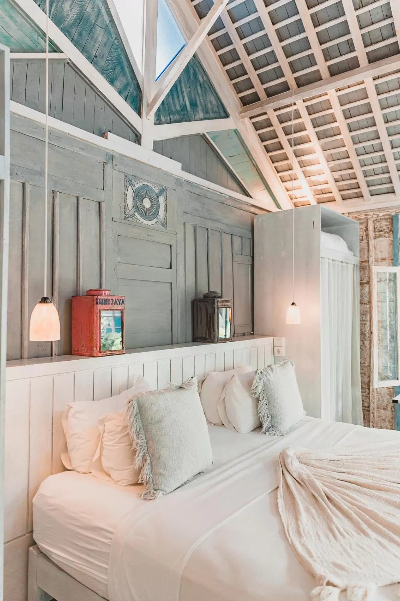 Bedroom, Bed in The Shacks at Sandy Bay