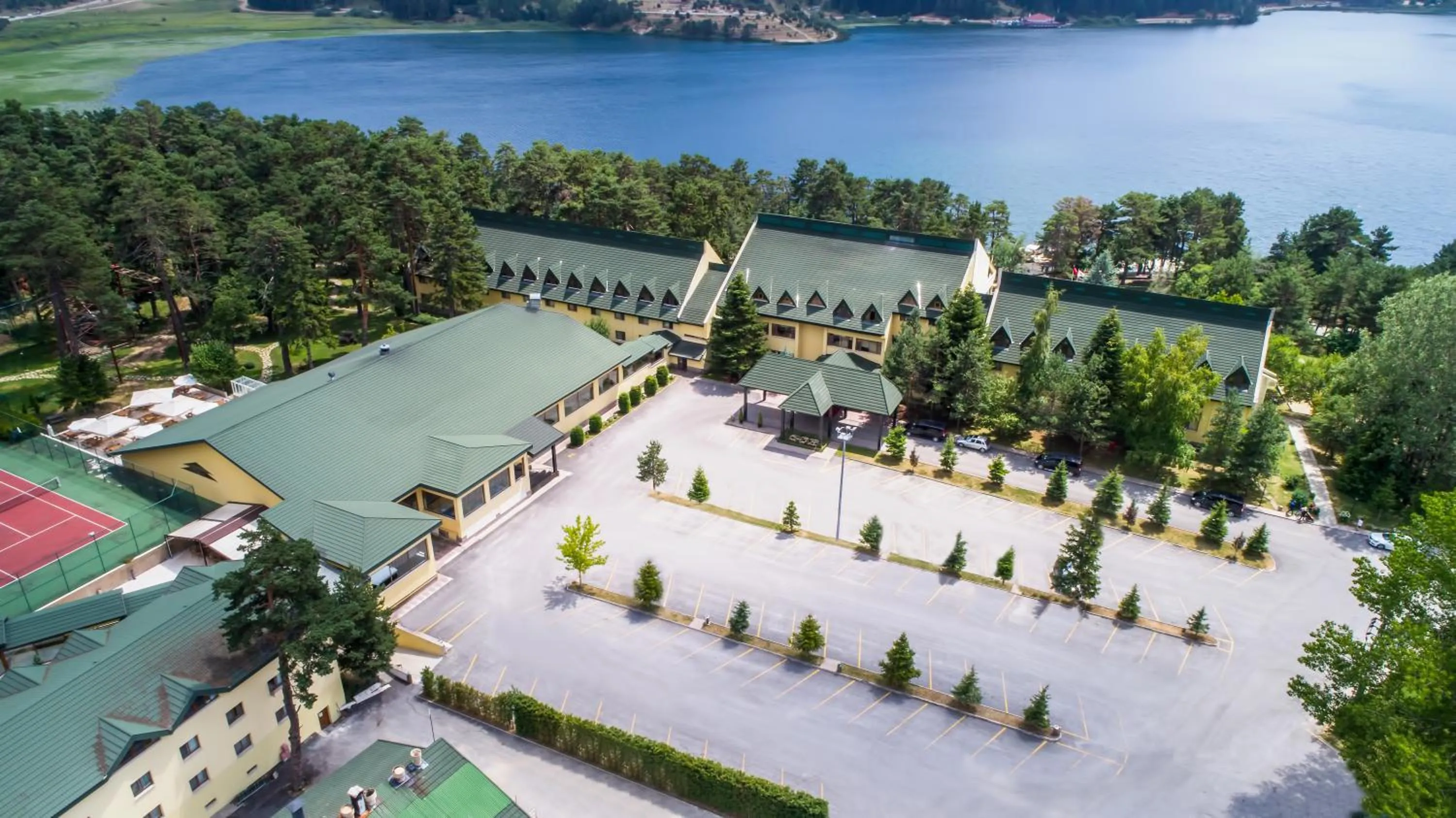 Bird's eye view in Buyuk Abant Hotel