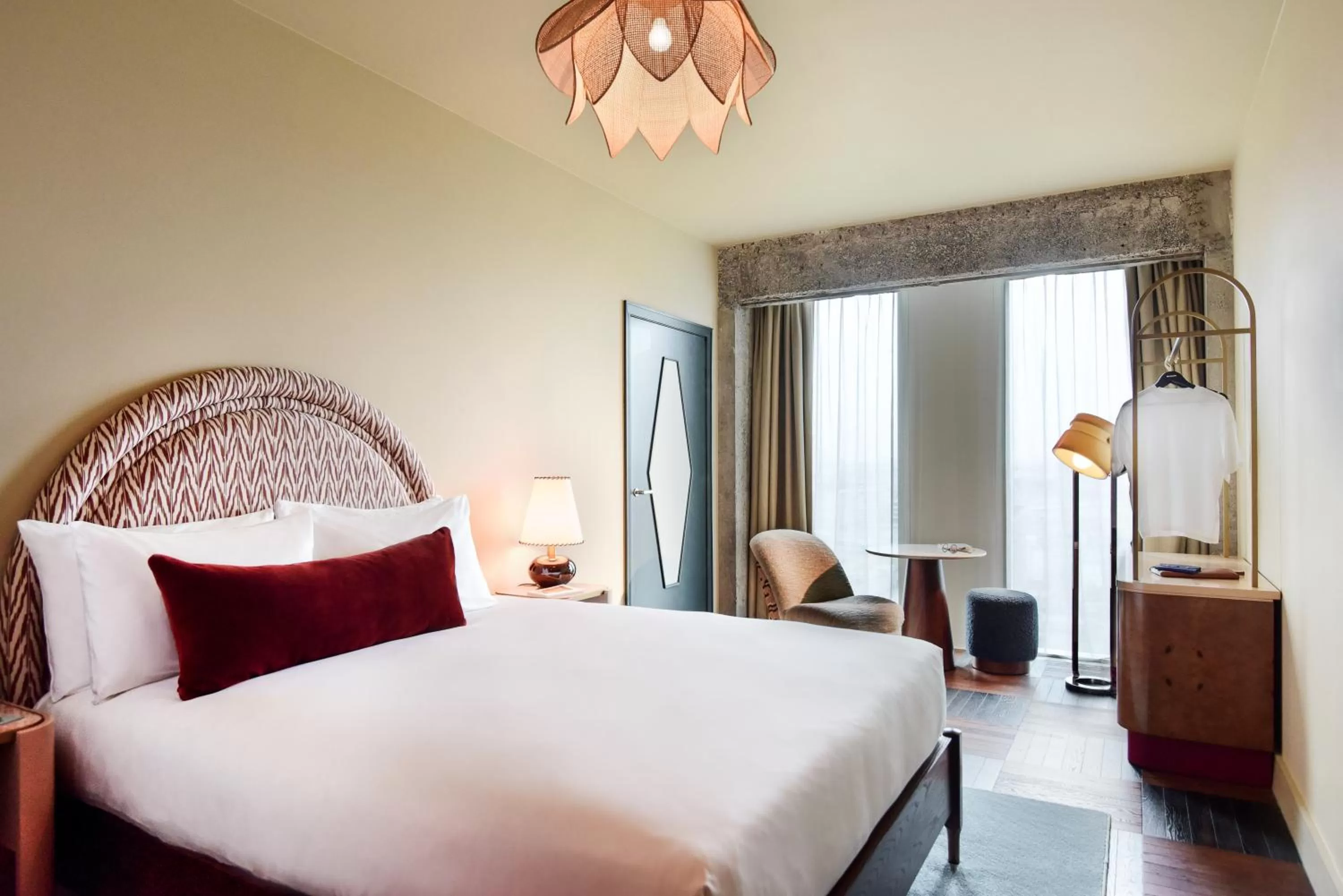 Bedroom, Bed in The Hoxton, Brussels