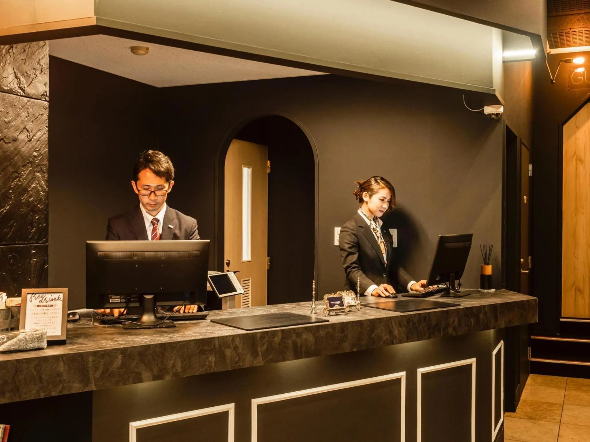 Staff in Hotel Areaone Kitaibaraki