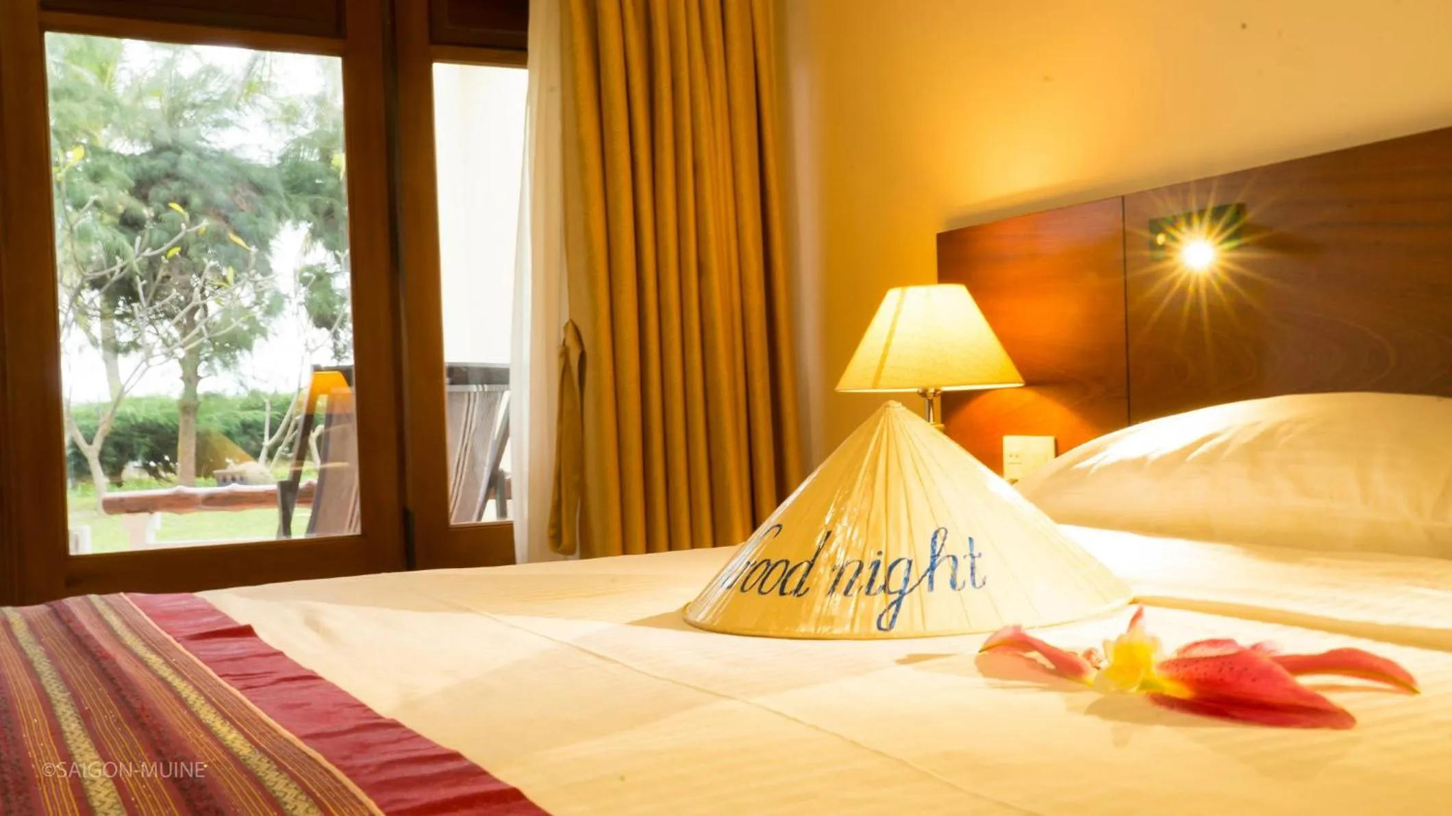 Bed in Saigon Mui Ne Resort