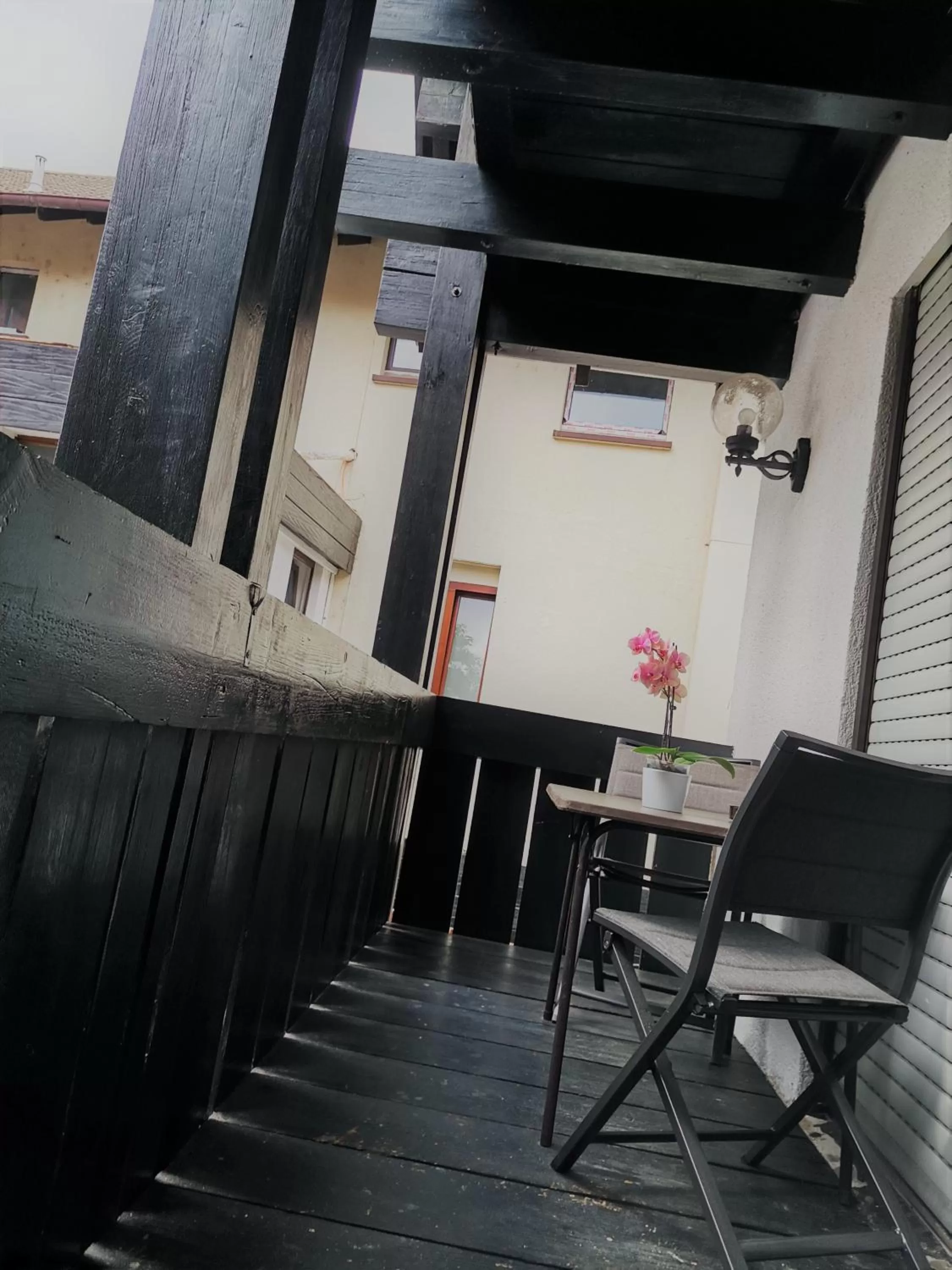 Balcony/Terrace in Hotel Grüner Baum - Melissone Italian Restaurant