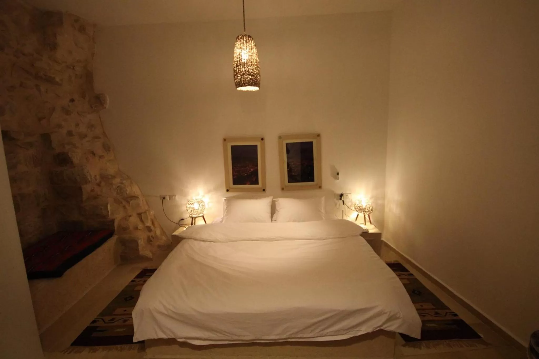 Bed in Khan Alwakala Hotel