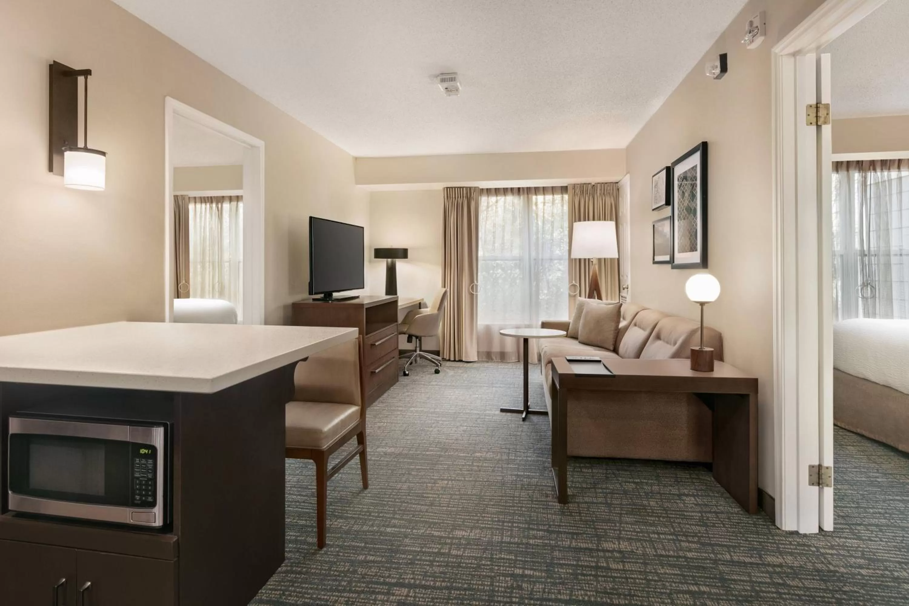 Bedroom, Bed in Residence Inn by Marriott West Springfield