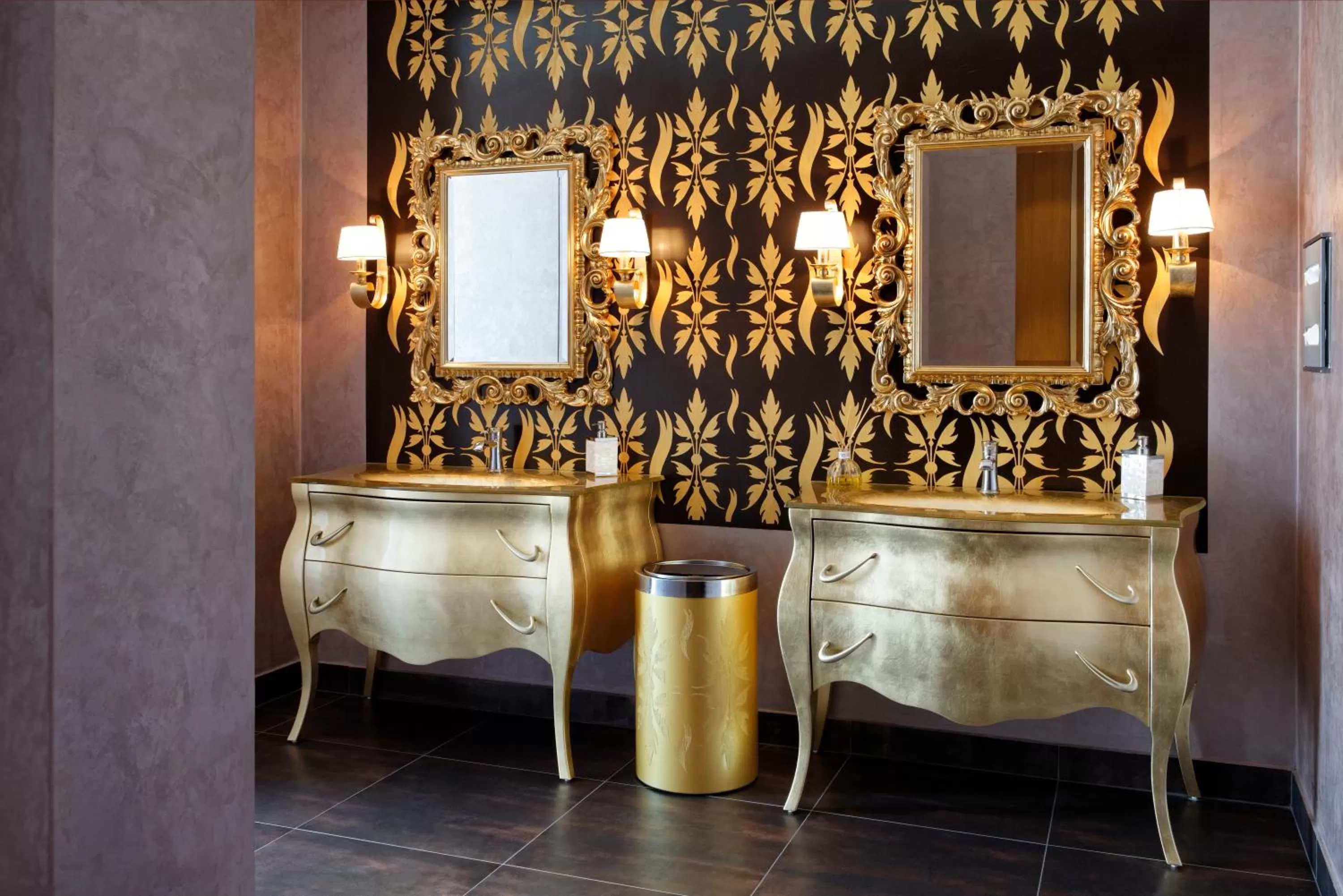 Decorative detail, Bed in Hotel Nationalpark