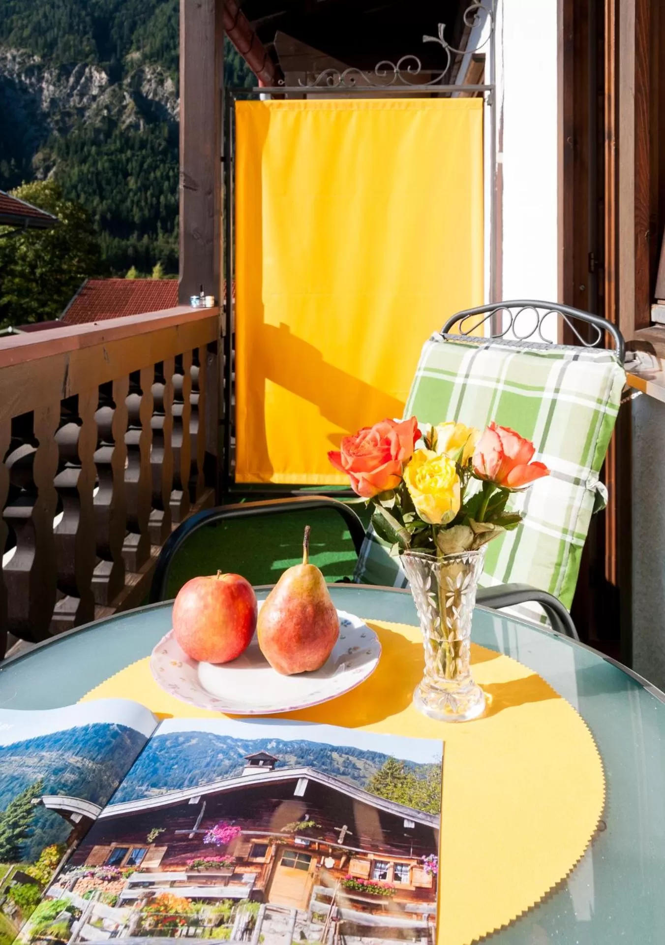 Balcony/Terrace in Hotel Effland -Sauna -Pool