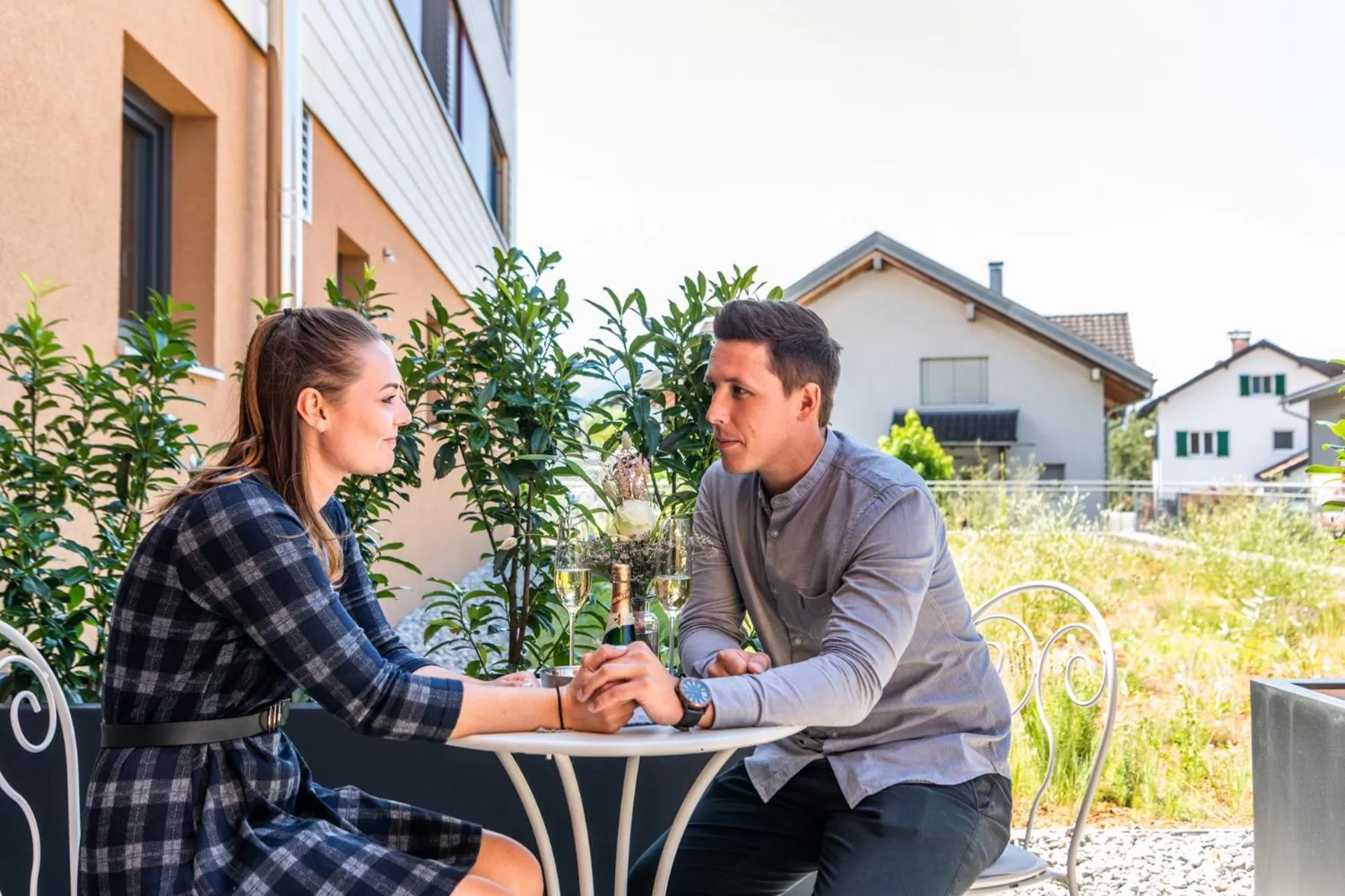 Balcony/Terrace in Motel Keckeis Inn - Self Check-in