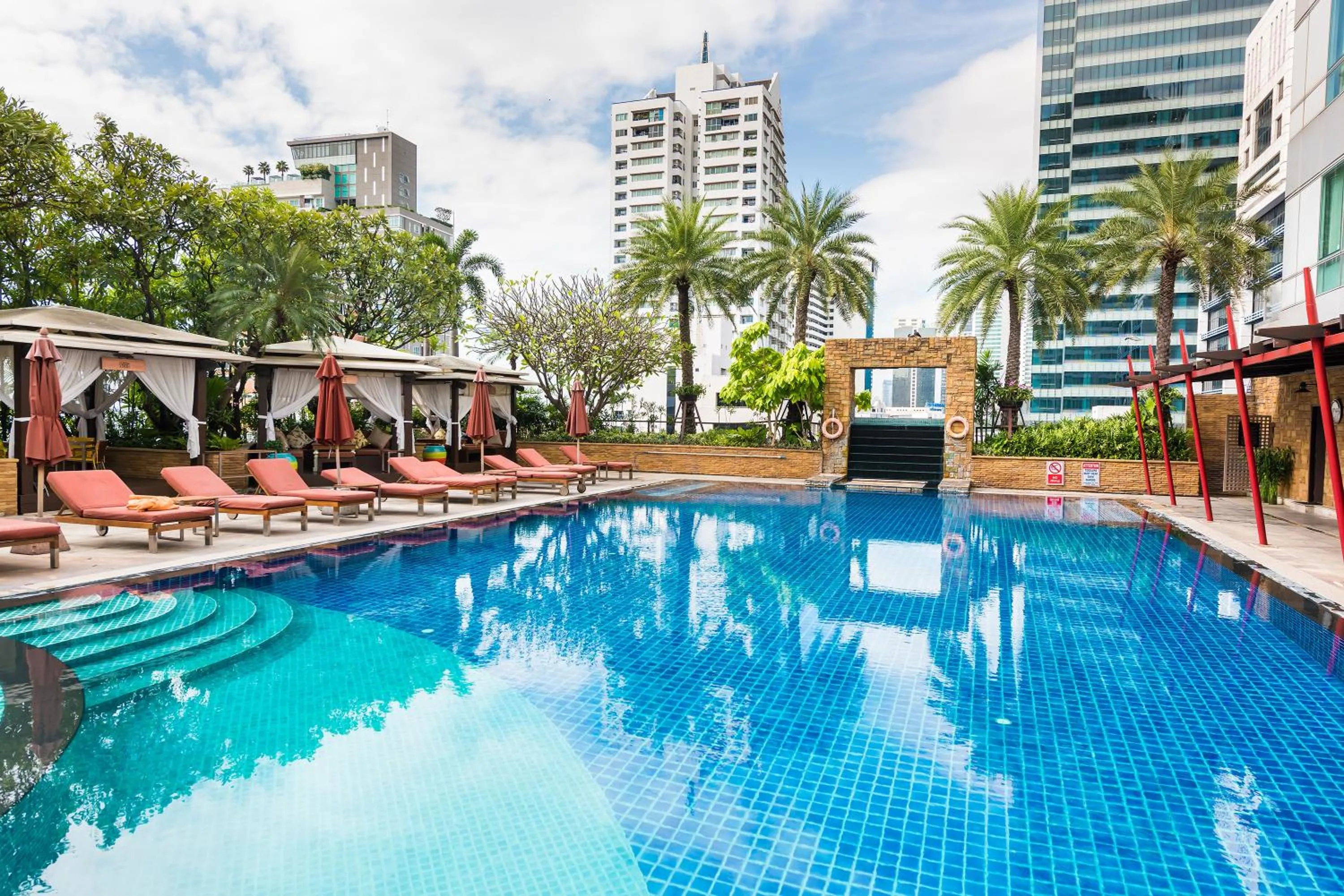 Swimming pool in Ascott Sathorn Bangkok