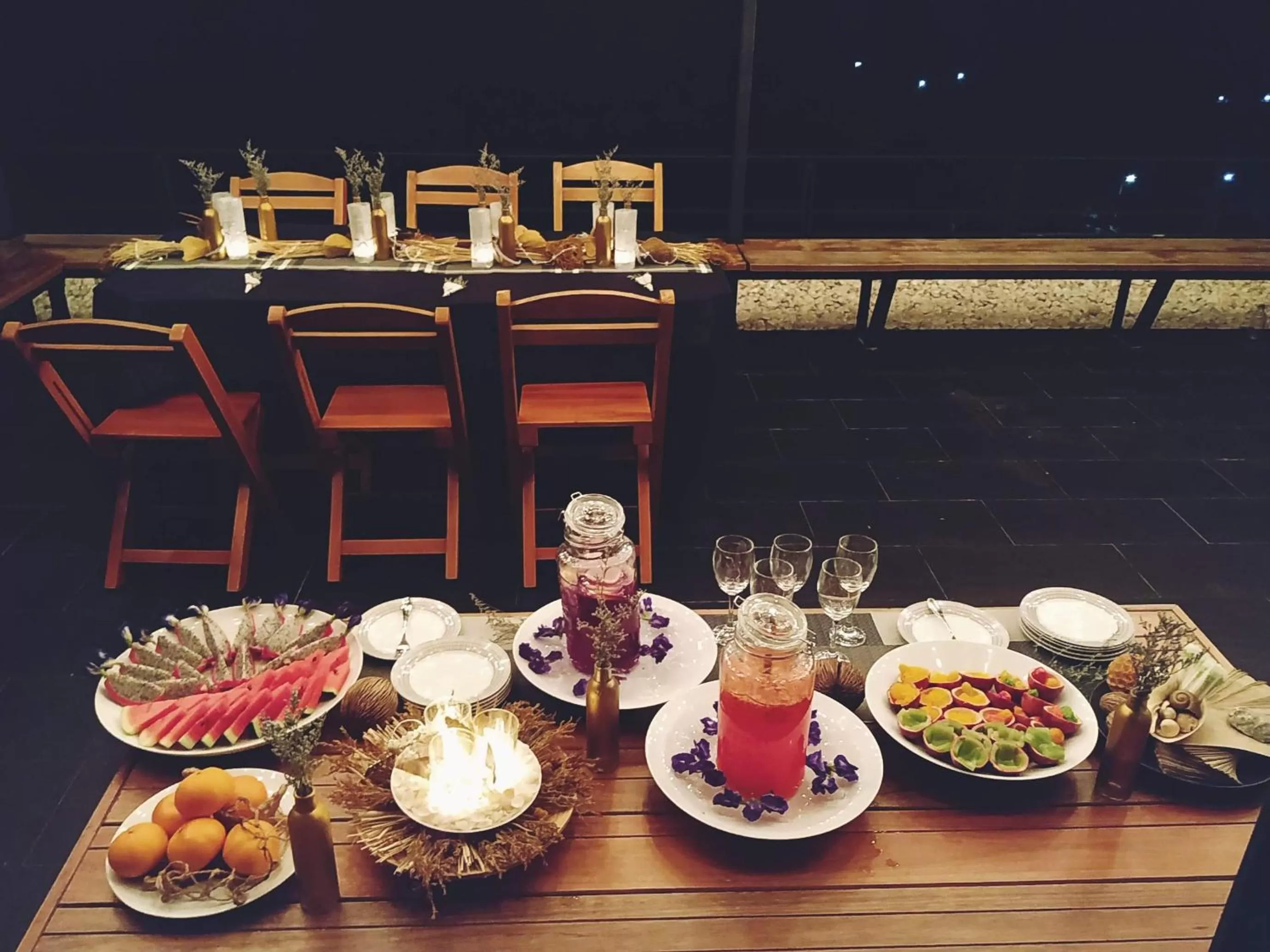 Kitchen or kitchenette in Ao Luek Panoramic Pool-SHA Plus