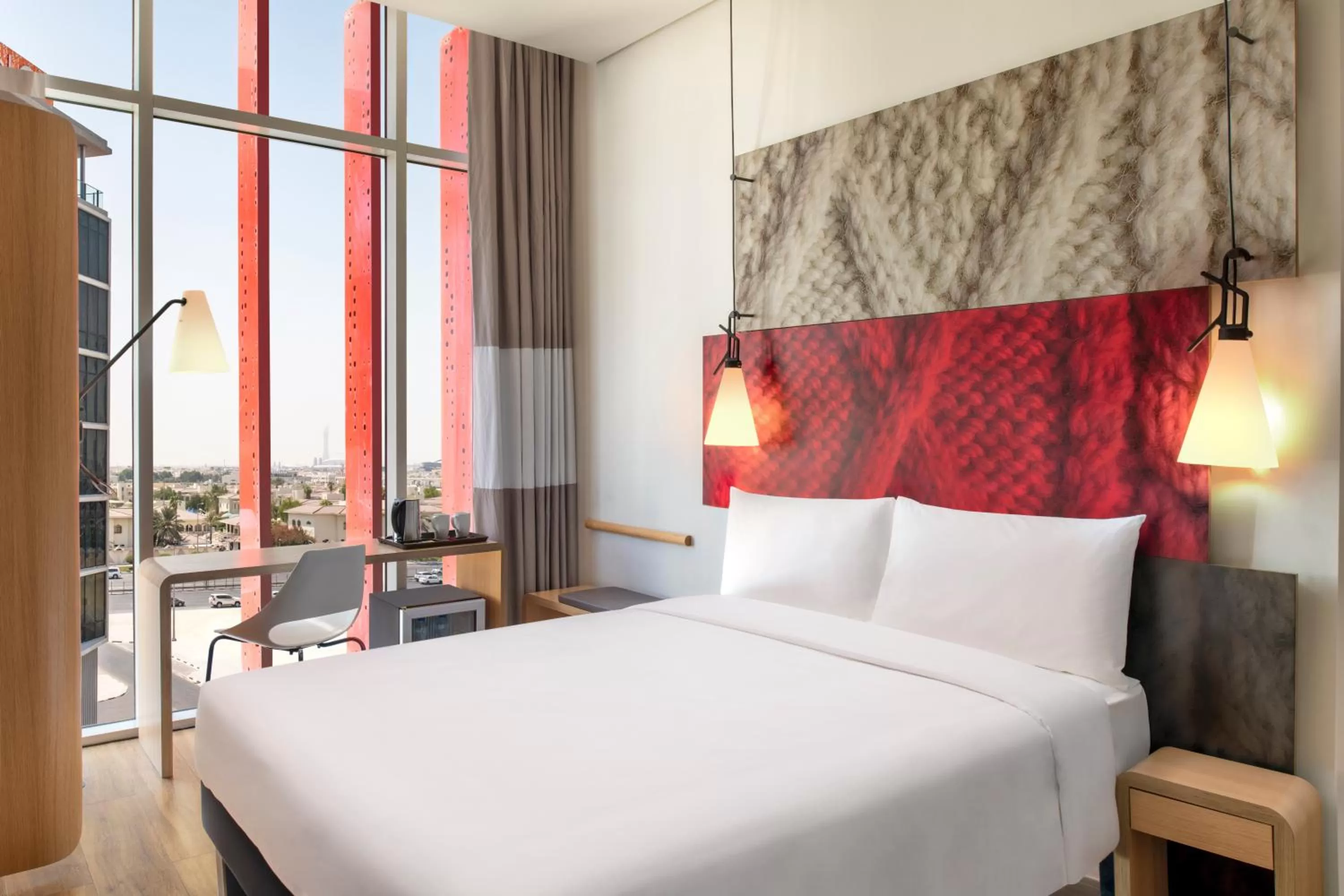 Property building, Bed in ibis Doha