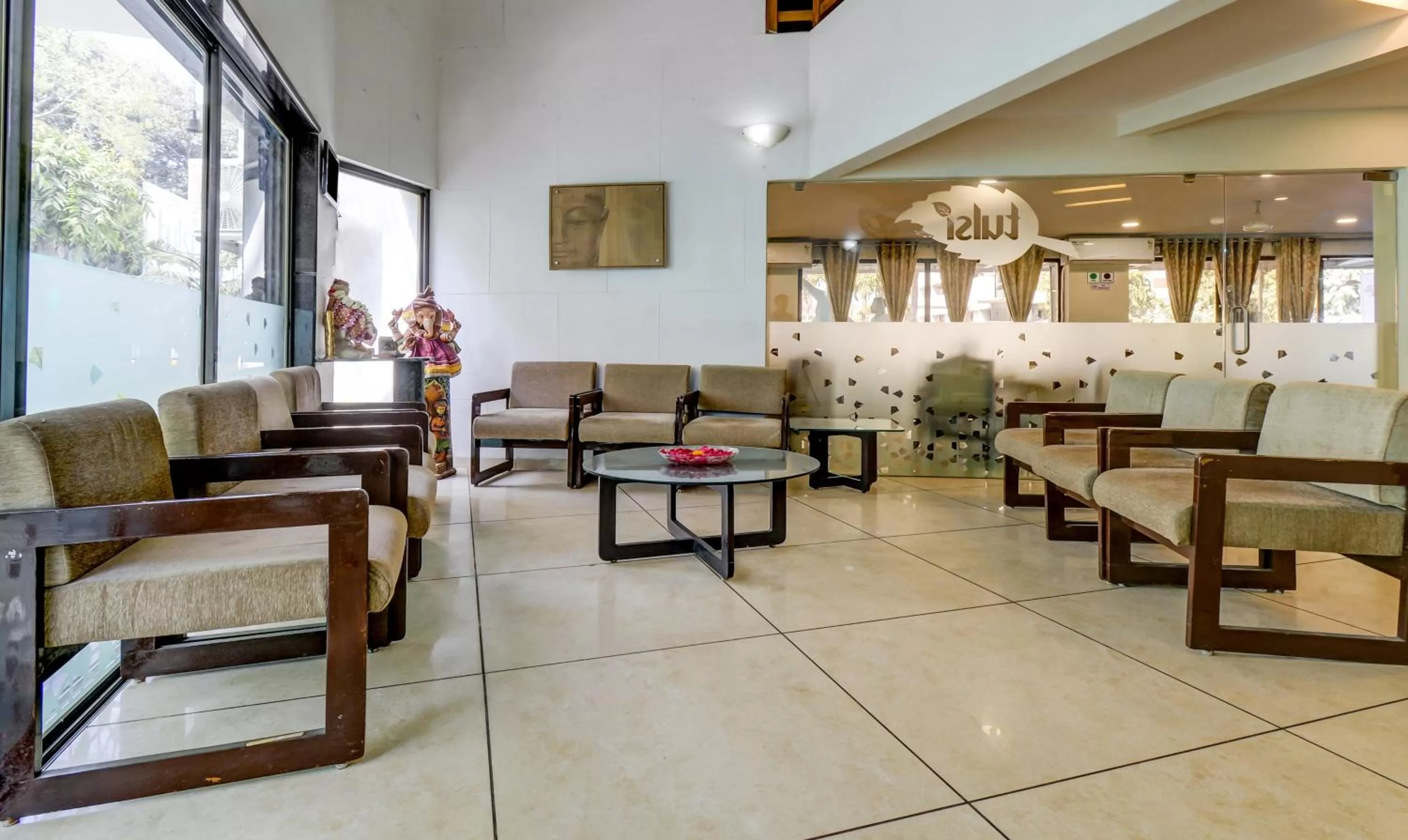 Lobby or reception in Hotel Tulsi