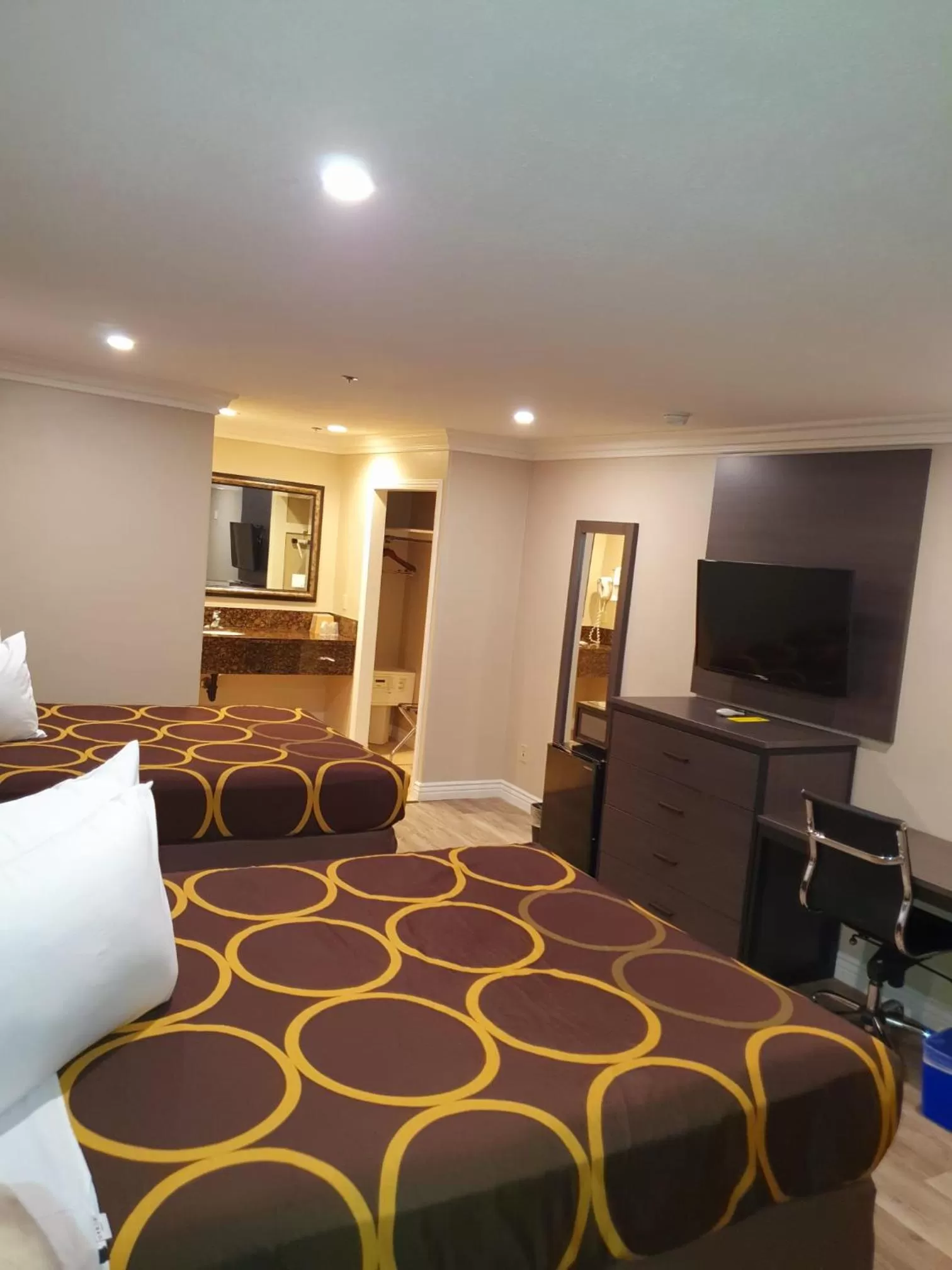 Bed in Super 8 by Wyndham Cypress Buena Park Area