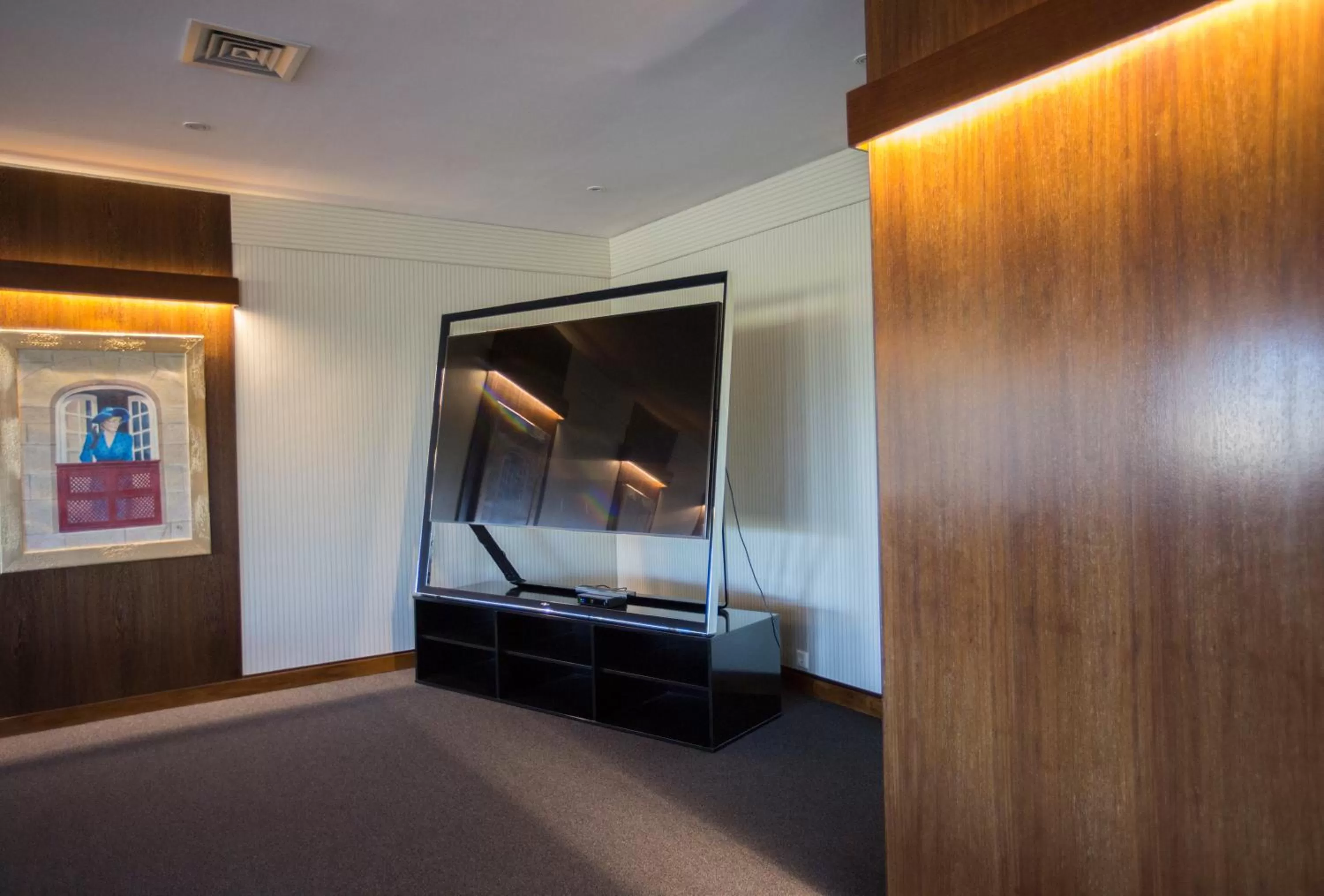 Communal lounge/ TV room, Bed in Hotel Miracorgo