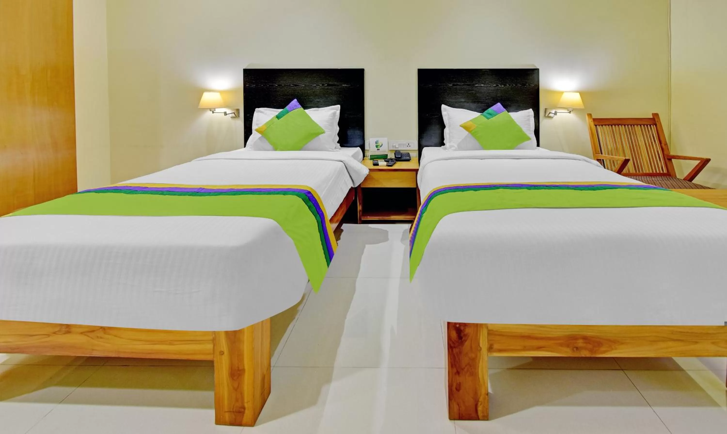 Bedroom, Bed in Treebo Vapr Guindy Ekkatuthangal