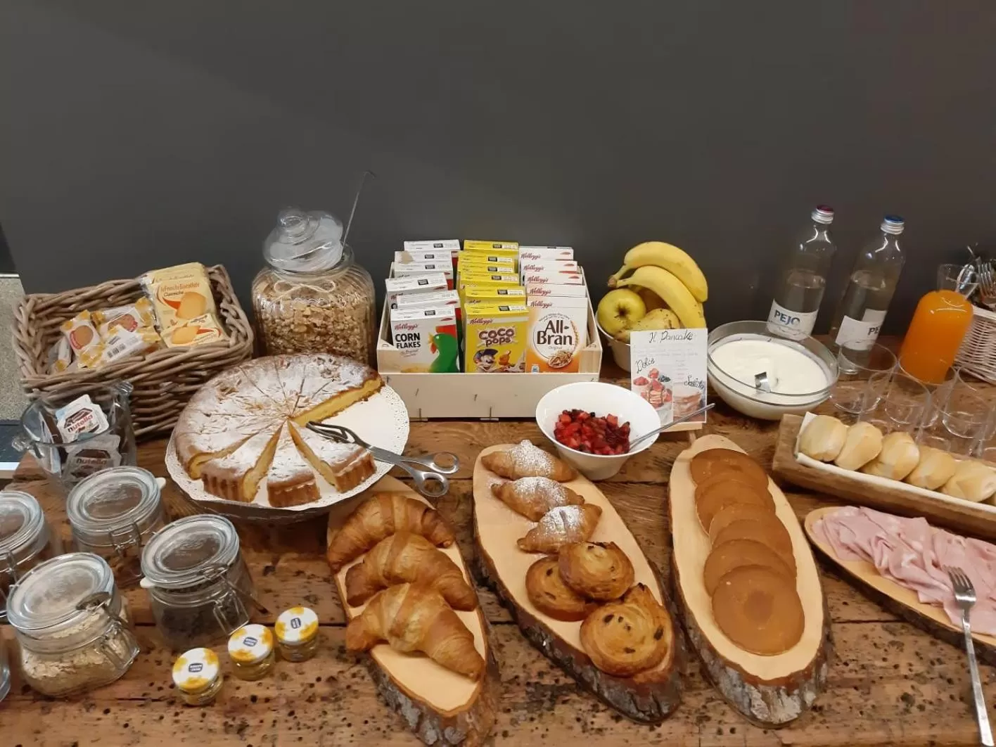 Buffet breakfast in K-Farm