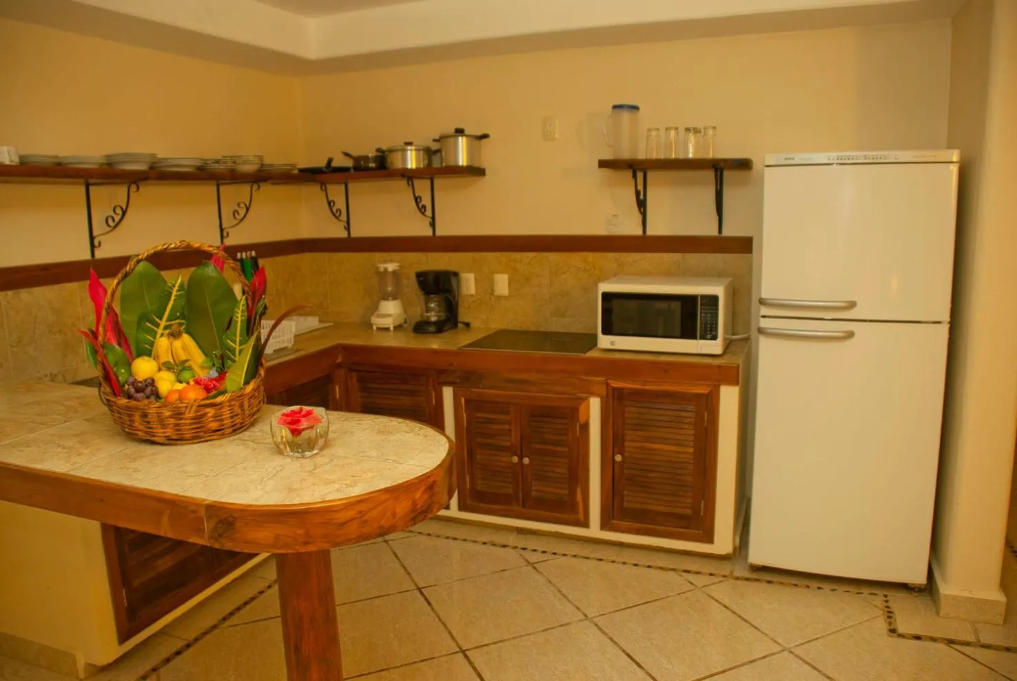 Kitchen or kitchenette in Villas Bakalar