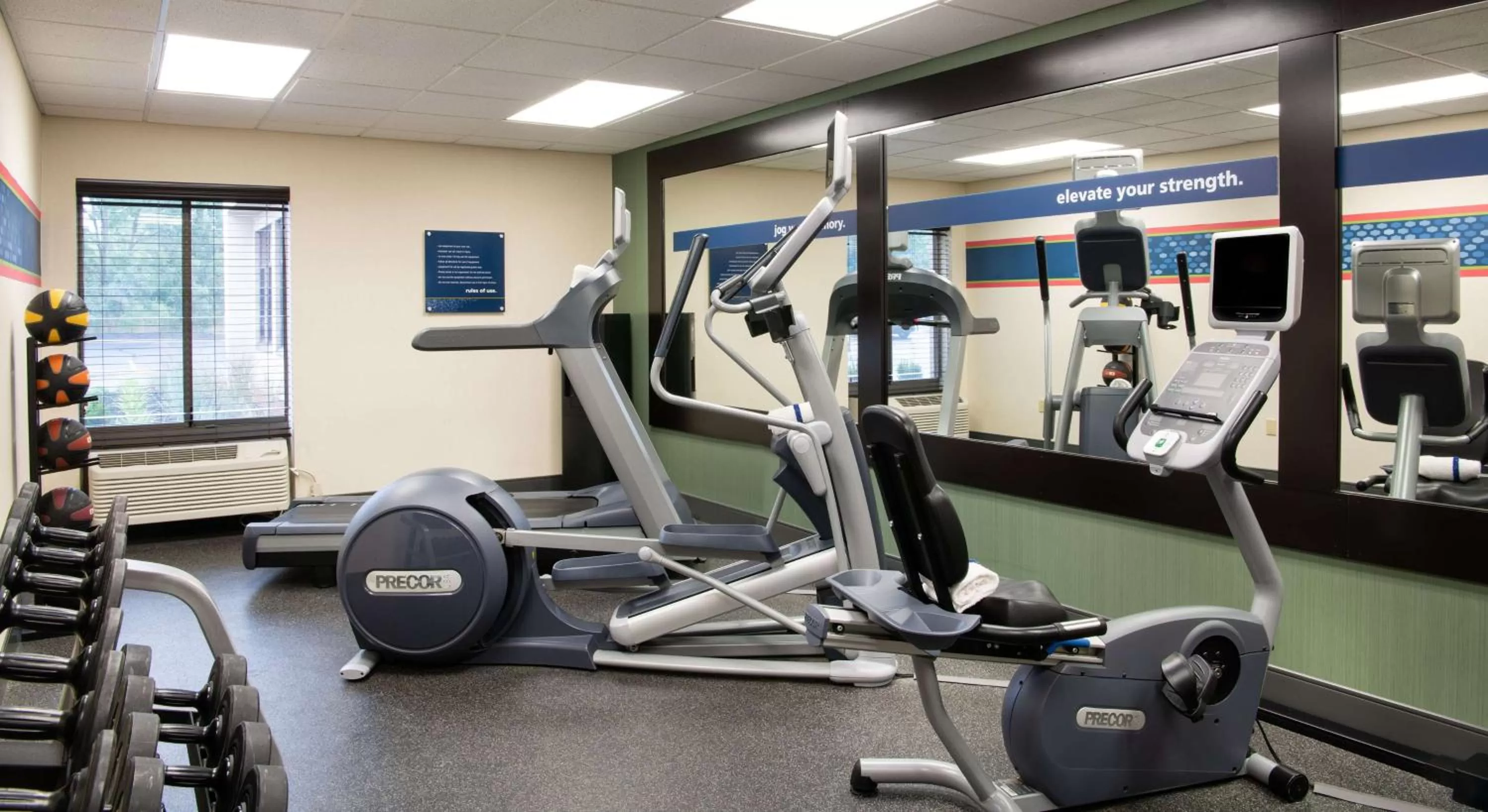 Fitness centre/facilities in Hampton Inn Cleveland-Solon