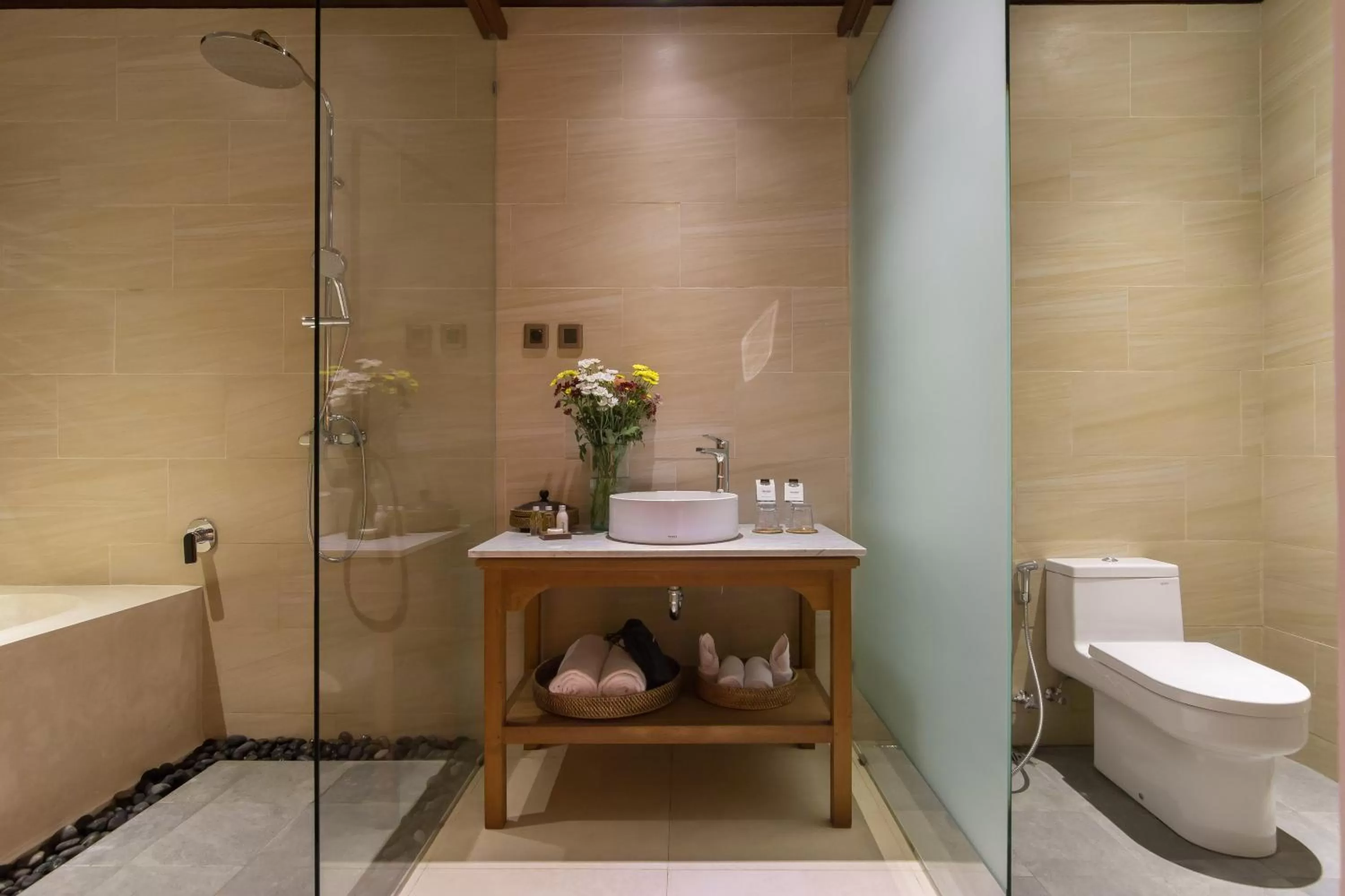 Bathroom in Ulun Ubud Resort - CHSE Certified