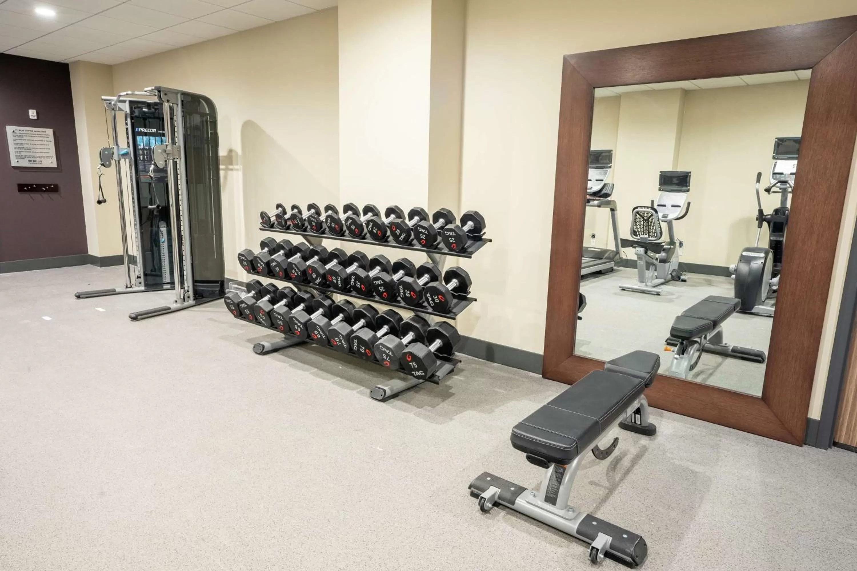 Fitness centre/facilities in Hilton Garden Inn Wichita Downtown, Ks