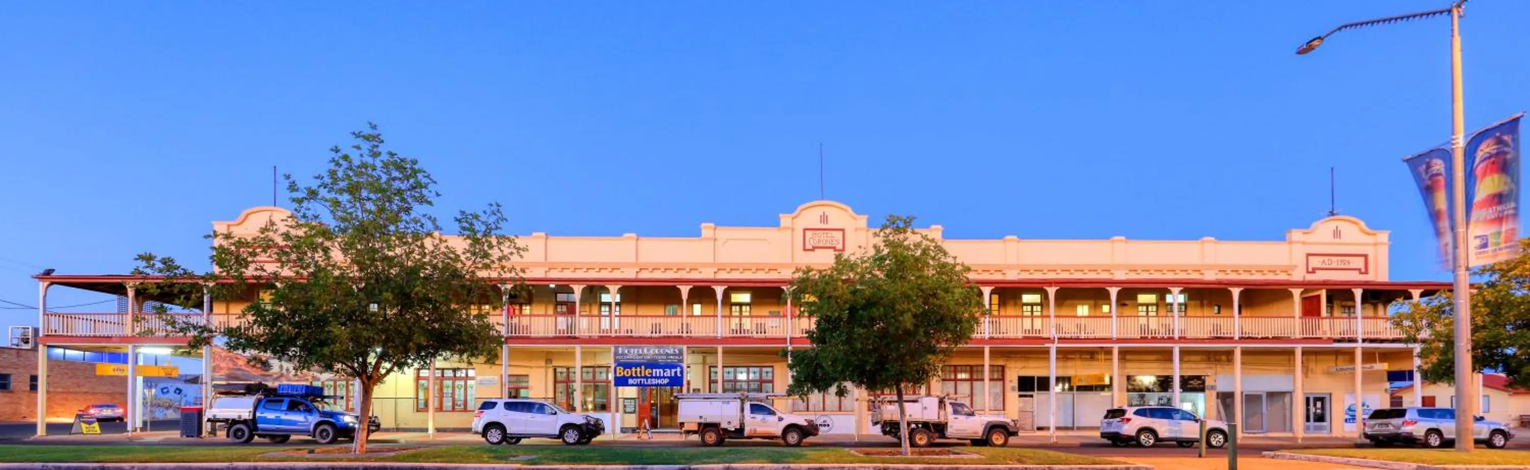 Property building in Hotel Corones