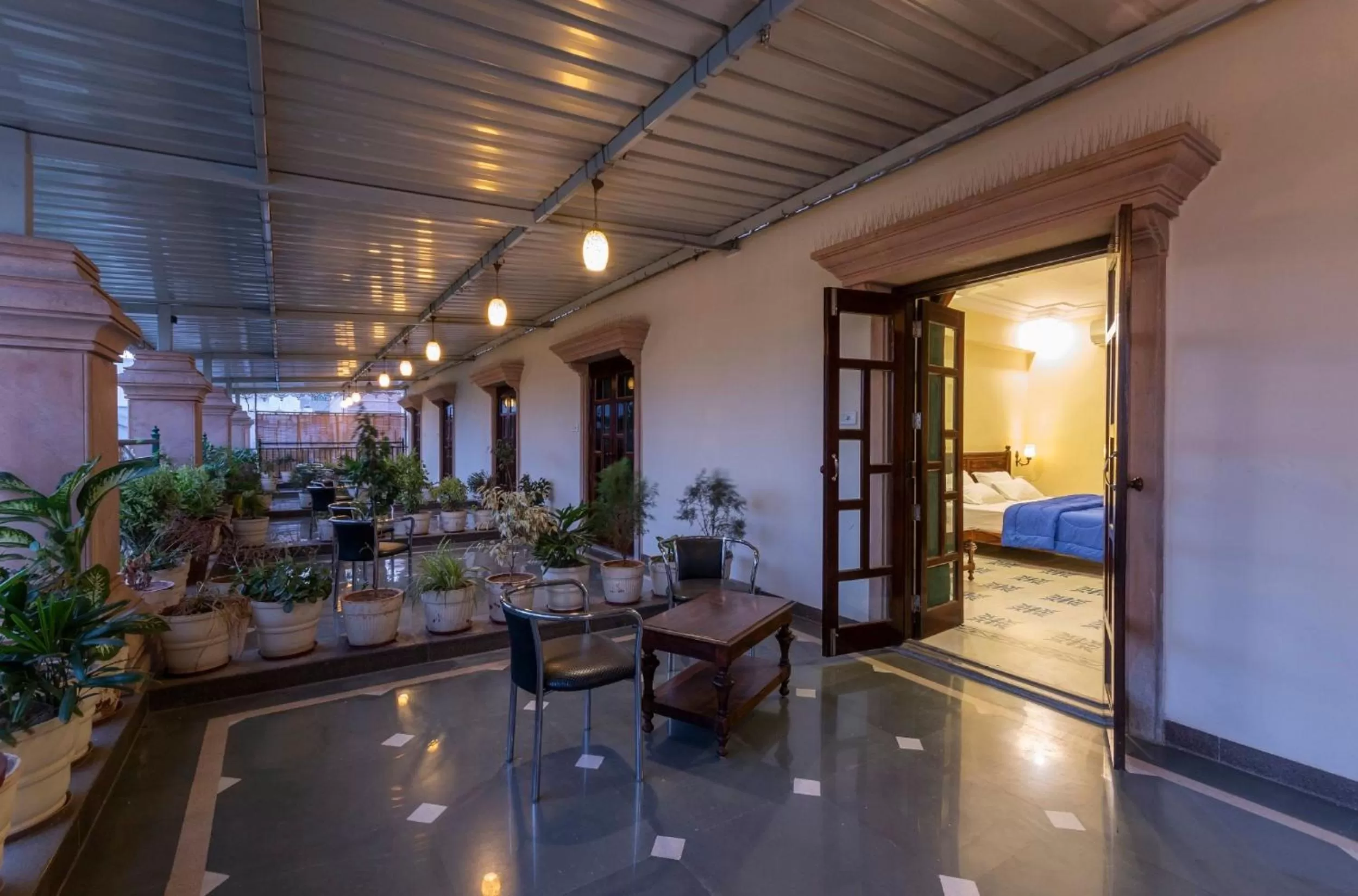 Patio in Hanuwant Niwas Jodhpur