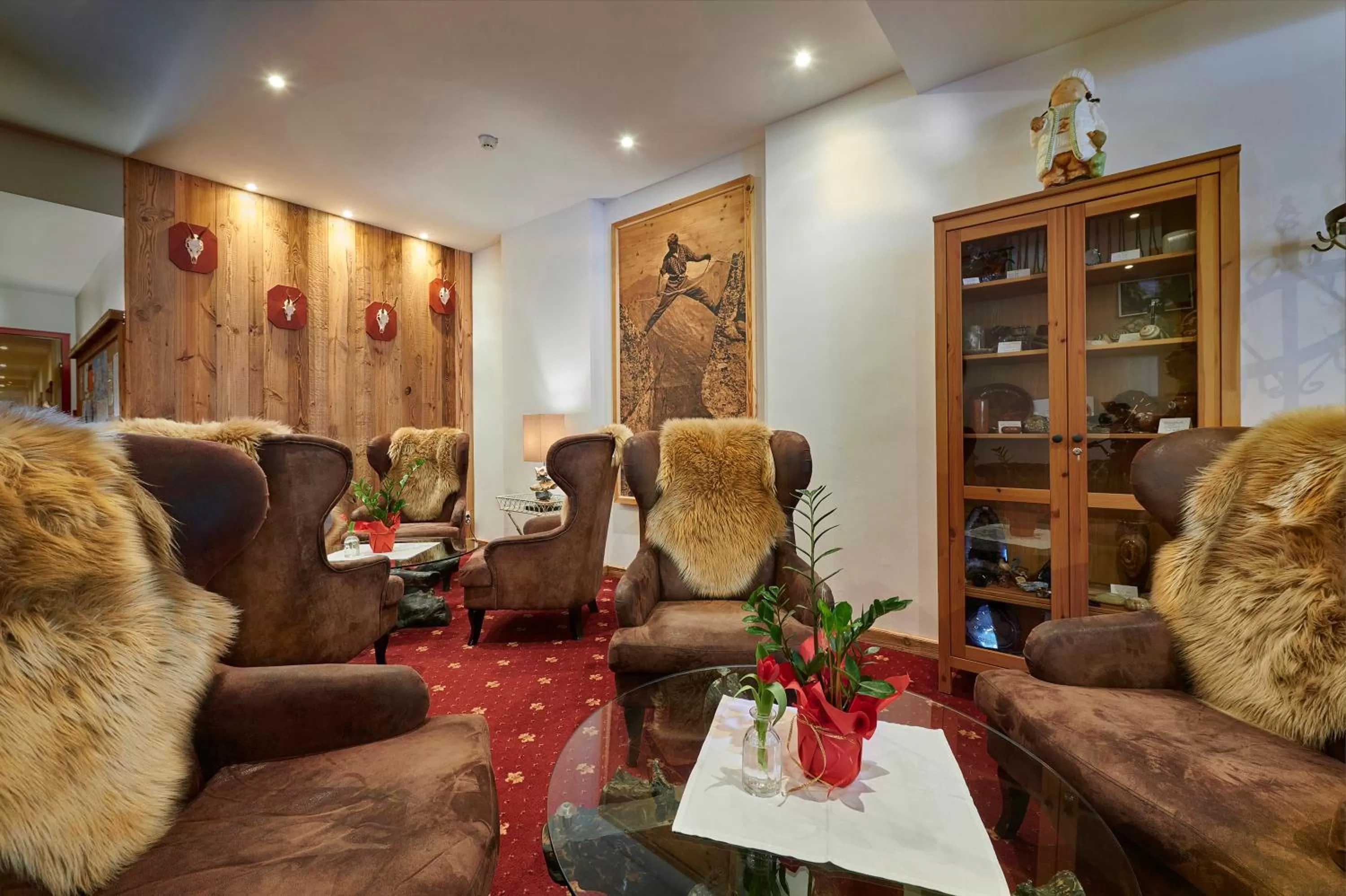 Lobby or reception in Vitalhotel Gosau